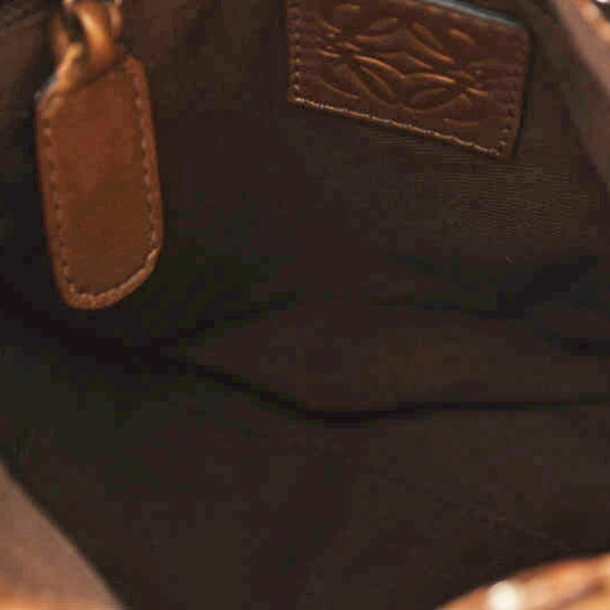 Loewe Bronze Leather Handbag Shoulder Bag (Pre-Owned)