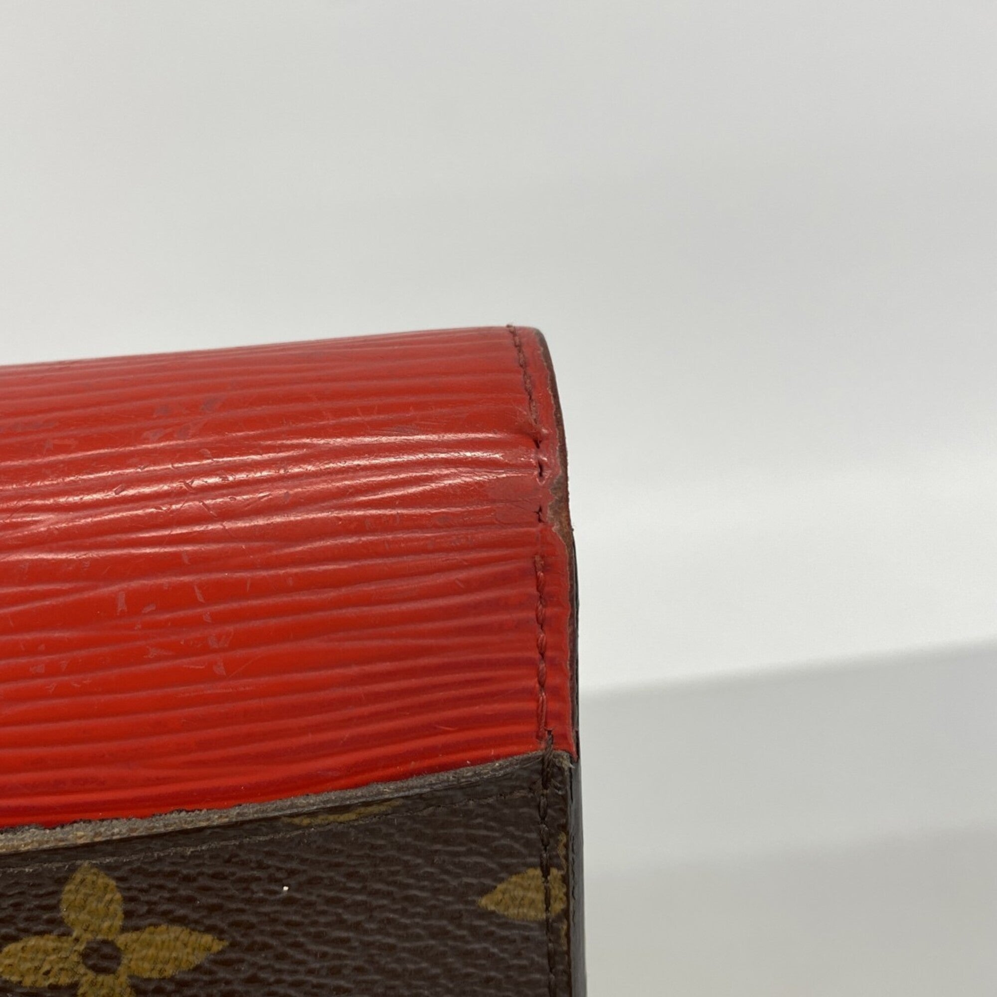 Louis Vuitton Brown Coquelicots Long Wallet (Tri-Fold) (Pre-Owned)