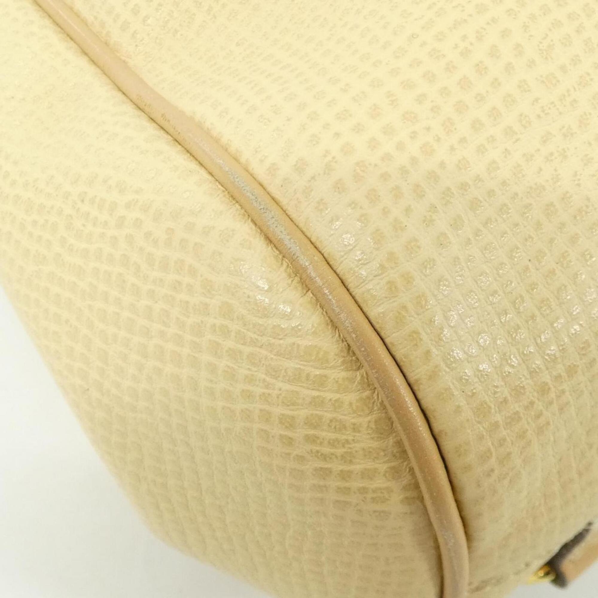 Christian Dior Beige Leather Backpack (Pre-Owned)