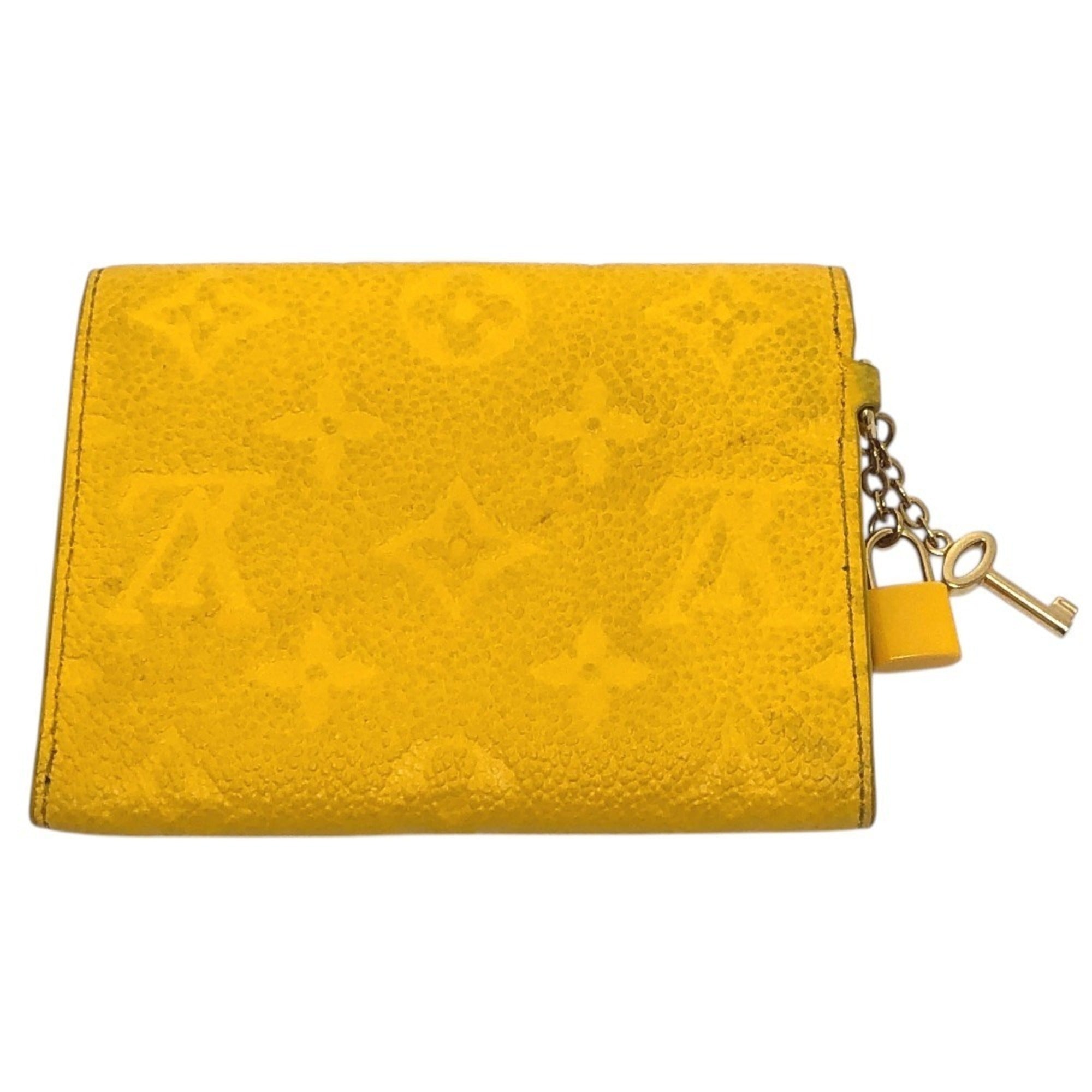 Louis Vuitton Yellow Monogram Empreinte Wallet (Tri-Fold) (Pre-Owned)