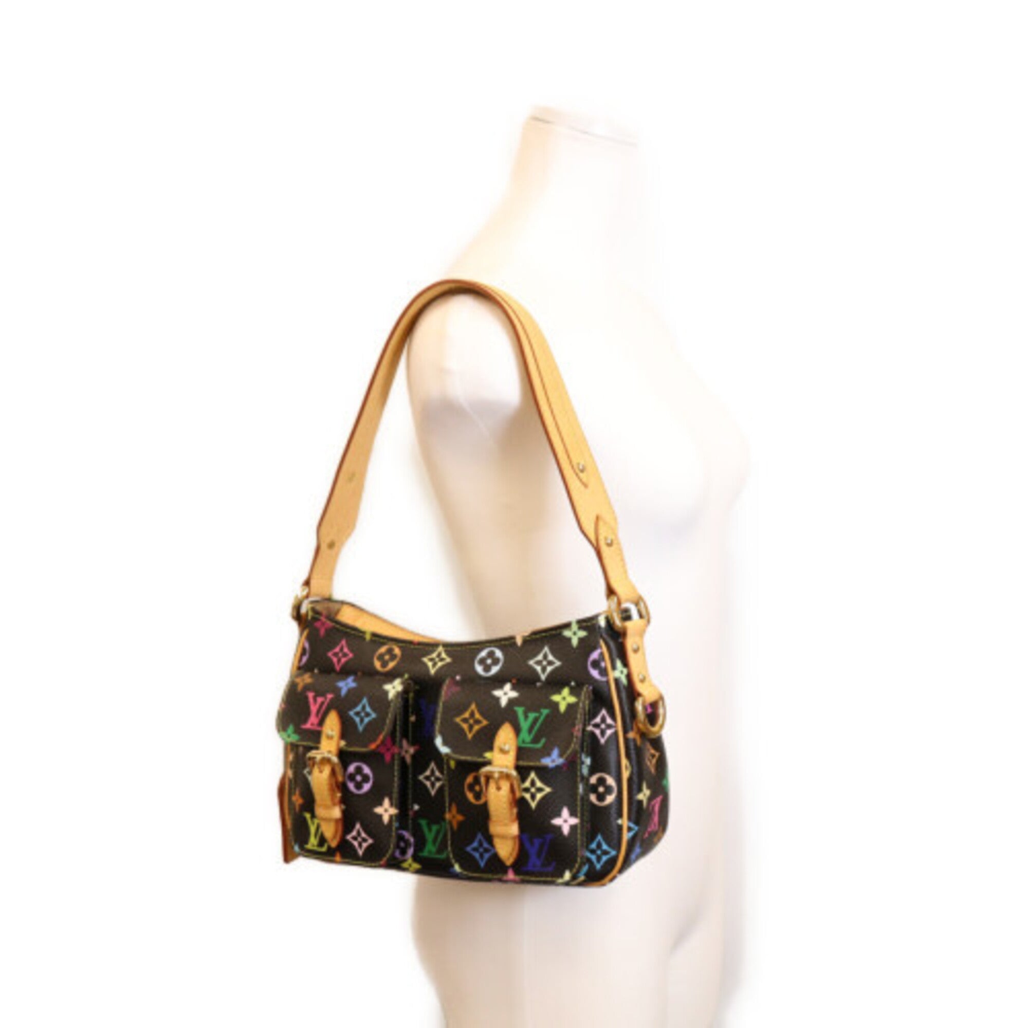 Louis Vuitton Black Monogram Multicolore Shoulder Bag (Pre-Owned)