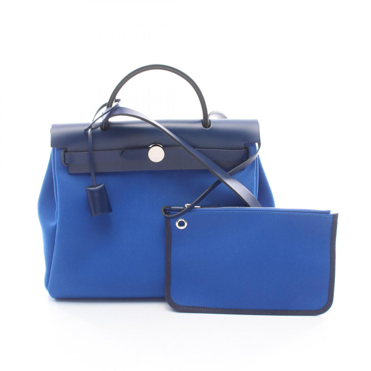 Hermes Blue Navy Handbag Pouch (Pre-Owned)