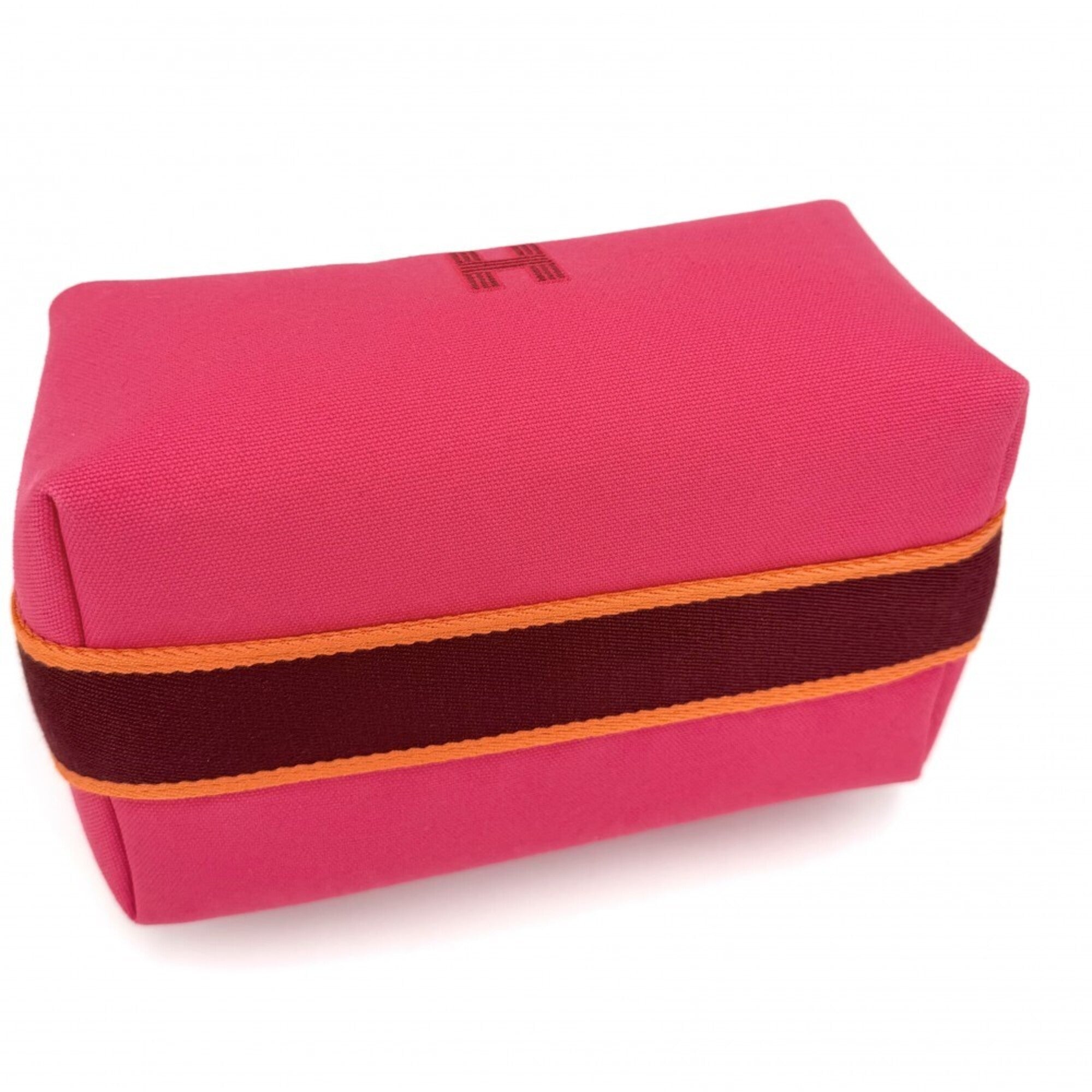 Hermes Pink Cotton Handbag Pouch (Pre-Owned)
