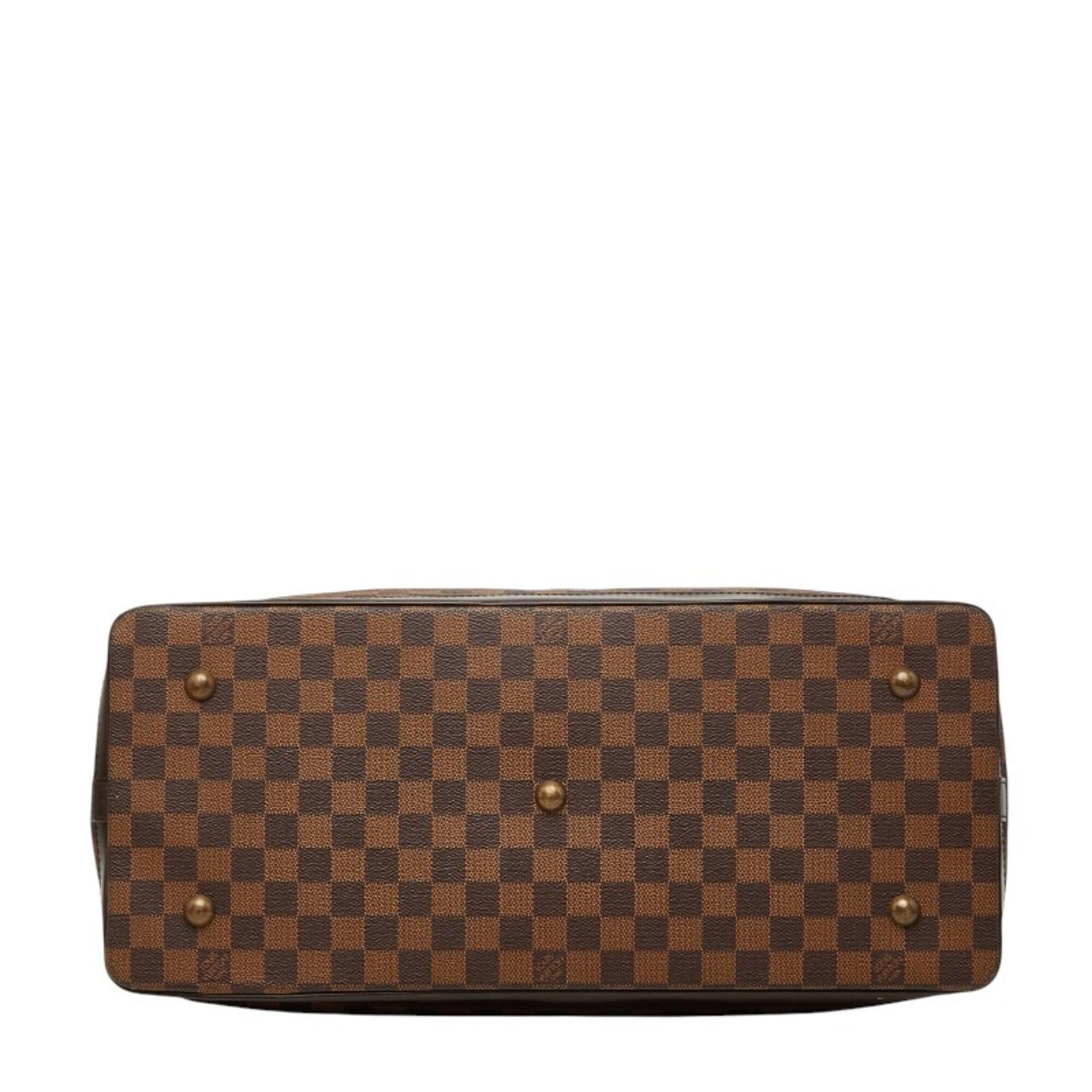 Louis Vuitton Brown Pvc Leather Boston Bag Shoulder Bag (Pre-Owned)
