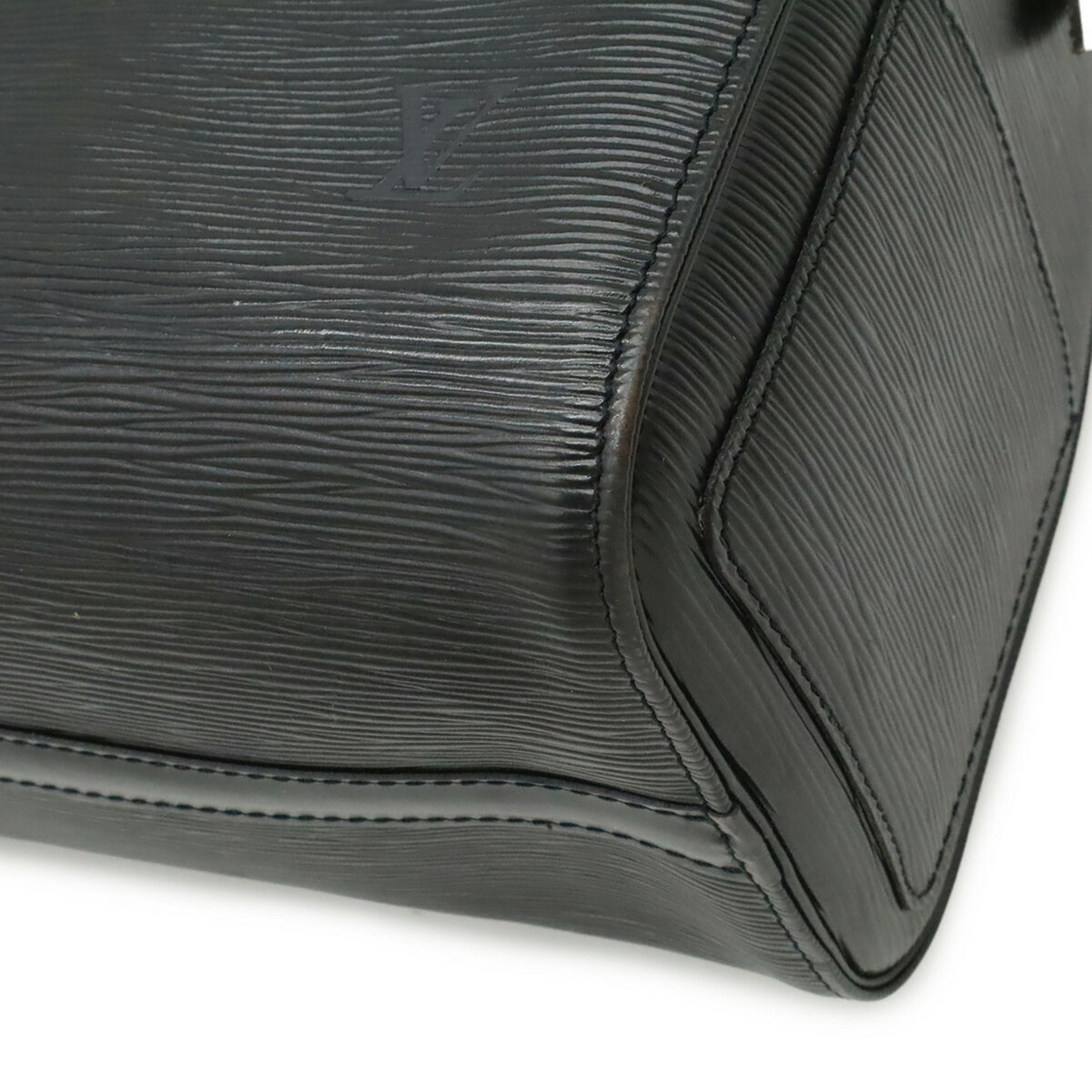 Louis Vuitton Black Noir Epi Leather Handbag (Pre-Owned)