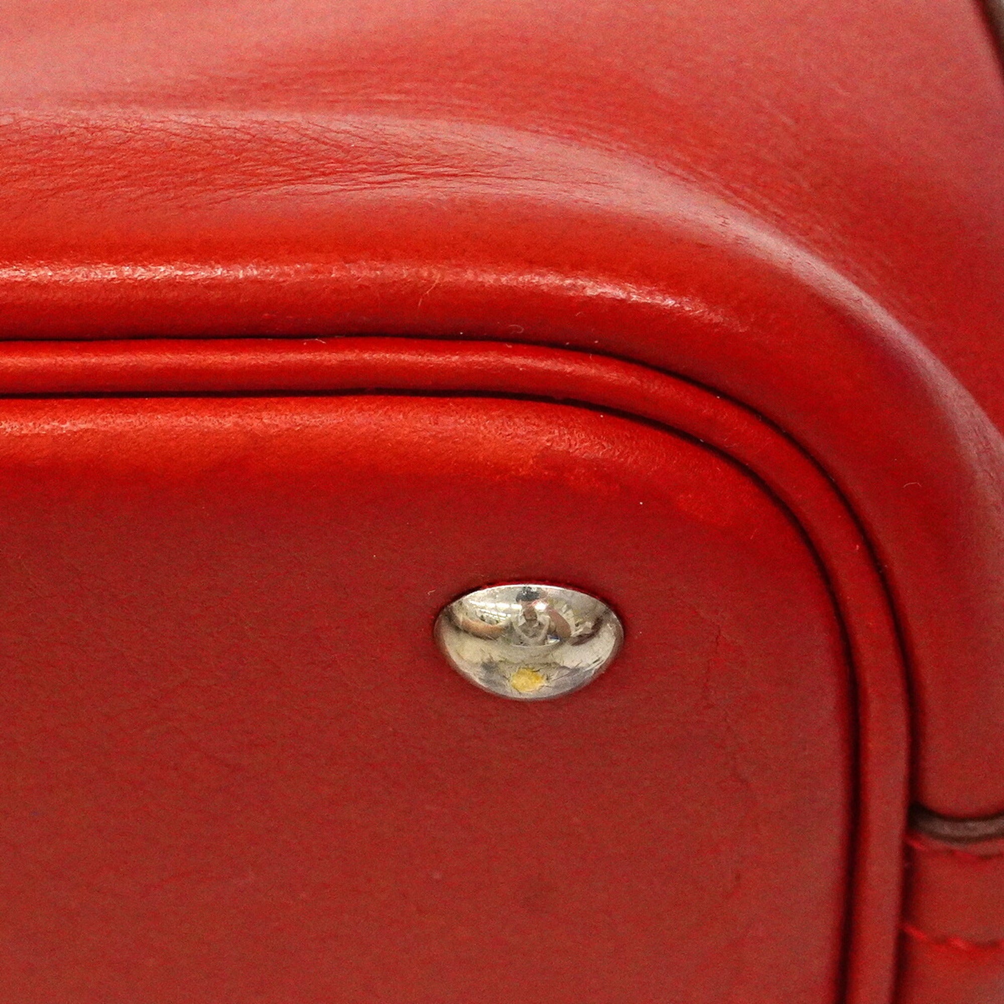 Hermes Rouge Vif Handbag (Pre-Owned)