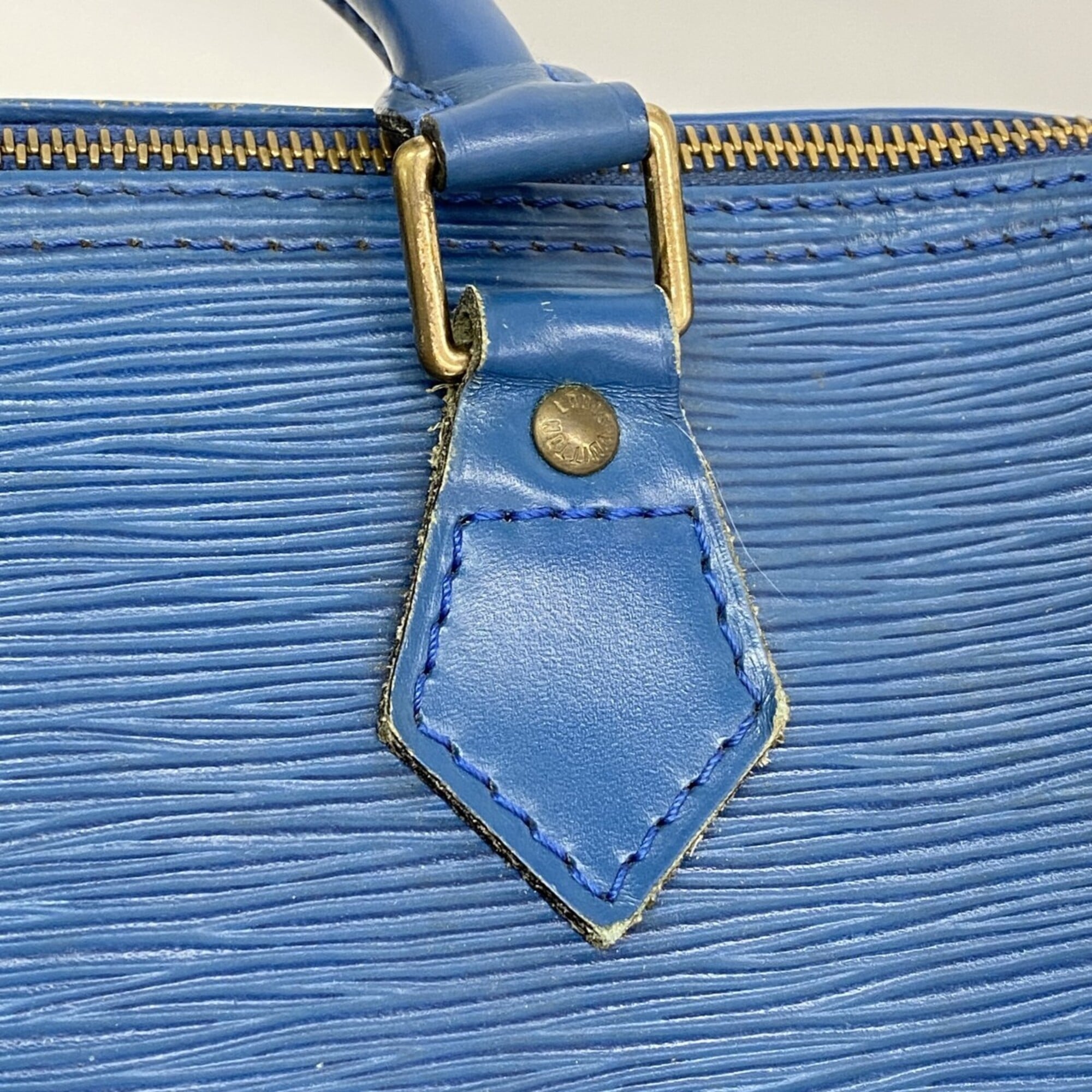 Louis Vuitton Toledo Blue Handbag (Pre-Owned)