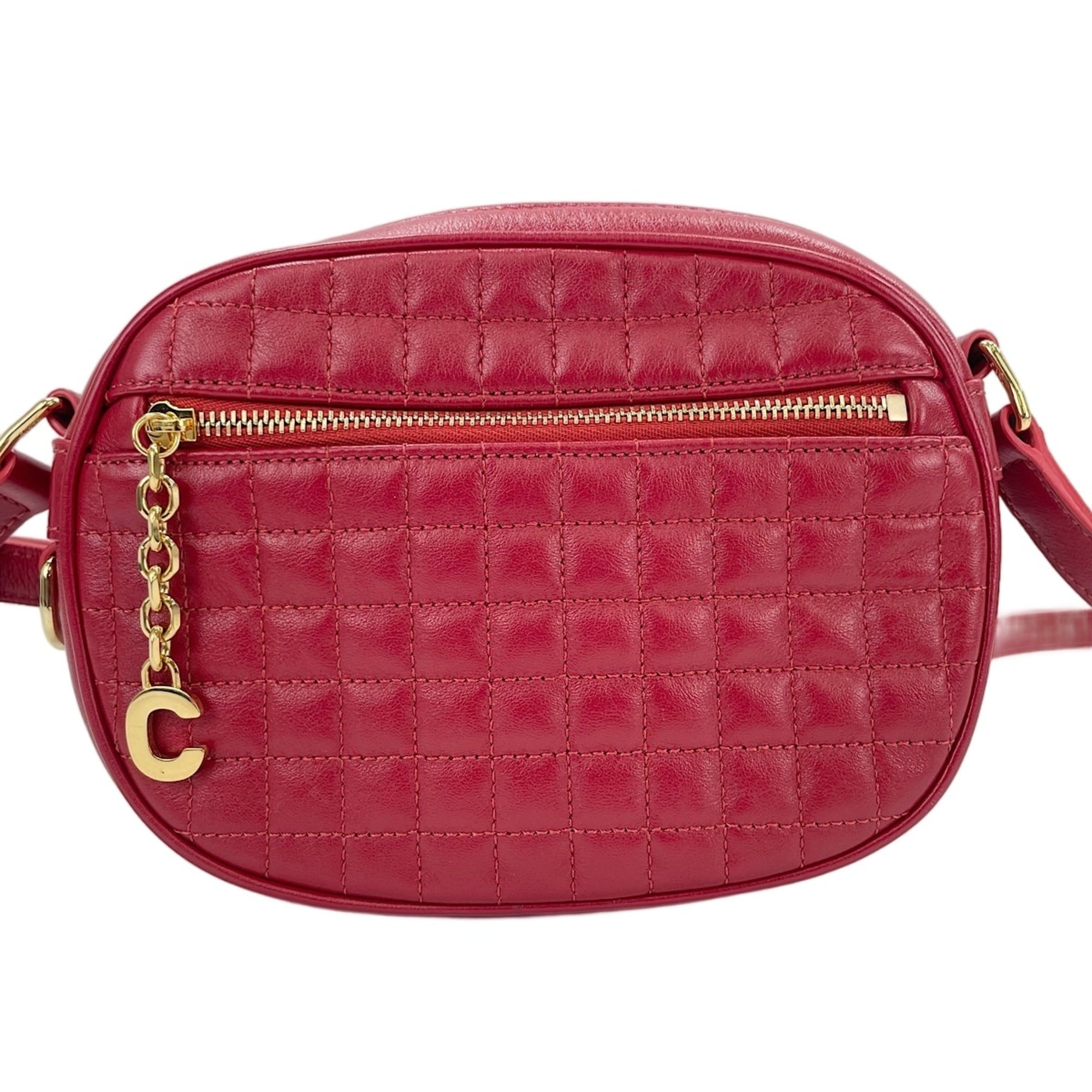 Celine Red Color Shoulder Bag (Pre-Owned)