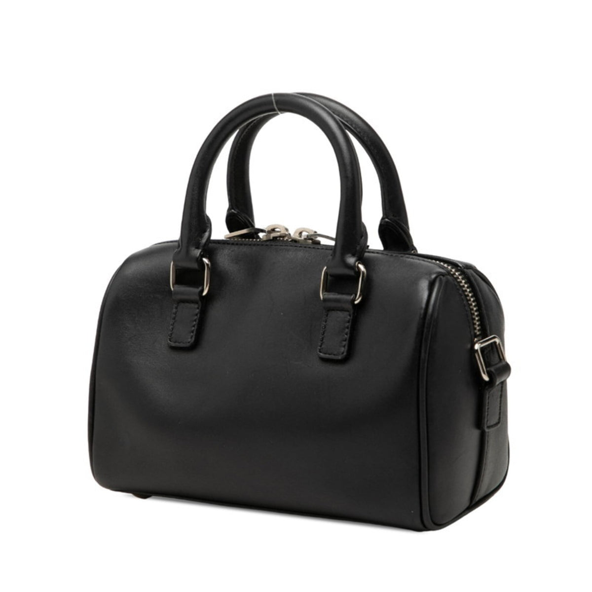 Saint Laurent Black Leather Handbag Shoulder Bag (Pre-Owned)