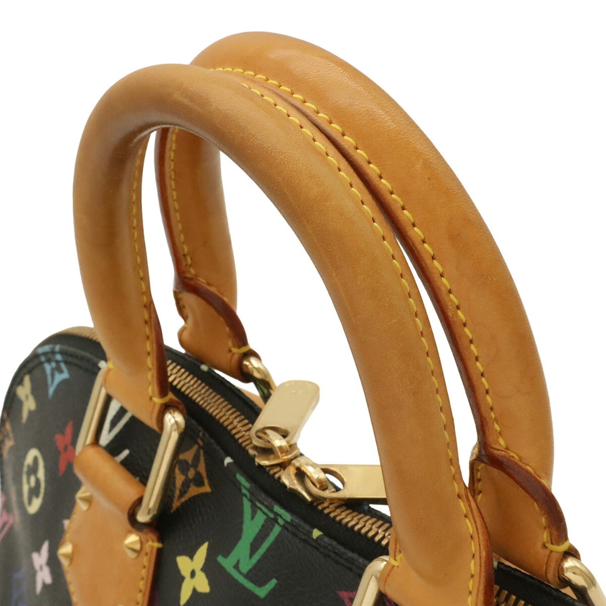 Louis Vuitton Noir Monogram Canvas Handbag (Pre-Owned)