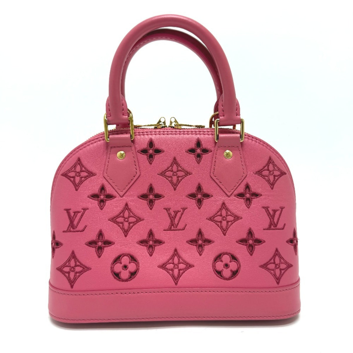 Louis Vuitton Pink Leather Handbag (Pre-Owned)