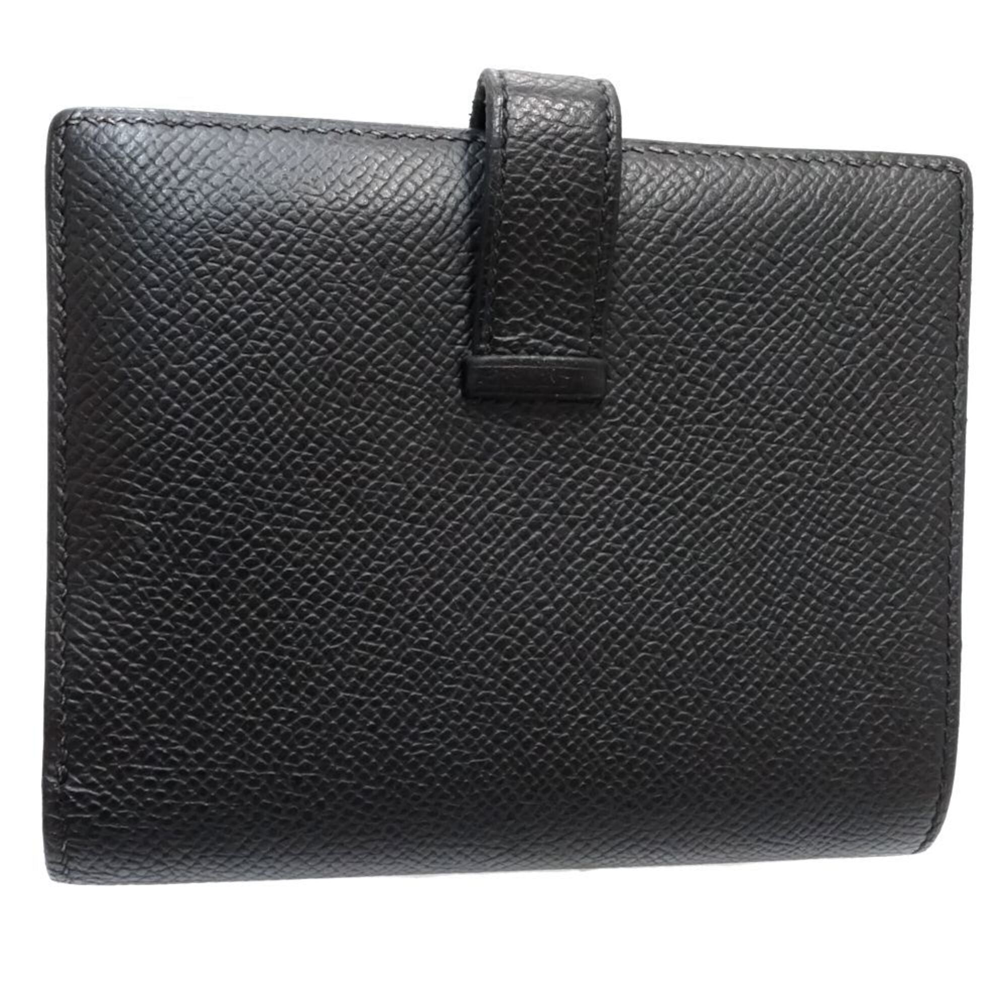 Hermes Black Epsom Leather Wallet (Bi-Fold) (Pre-Owned)