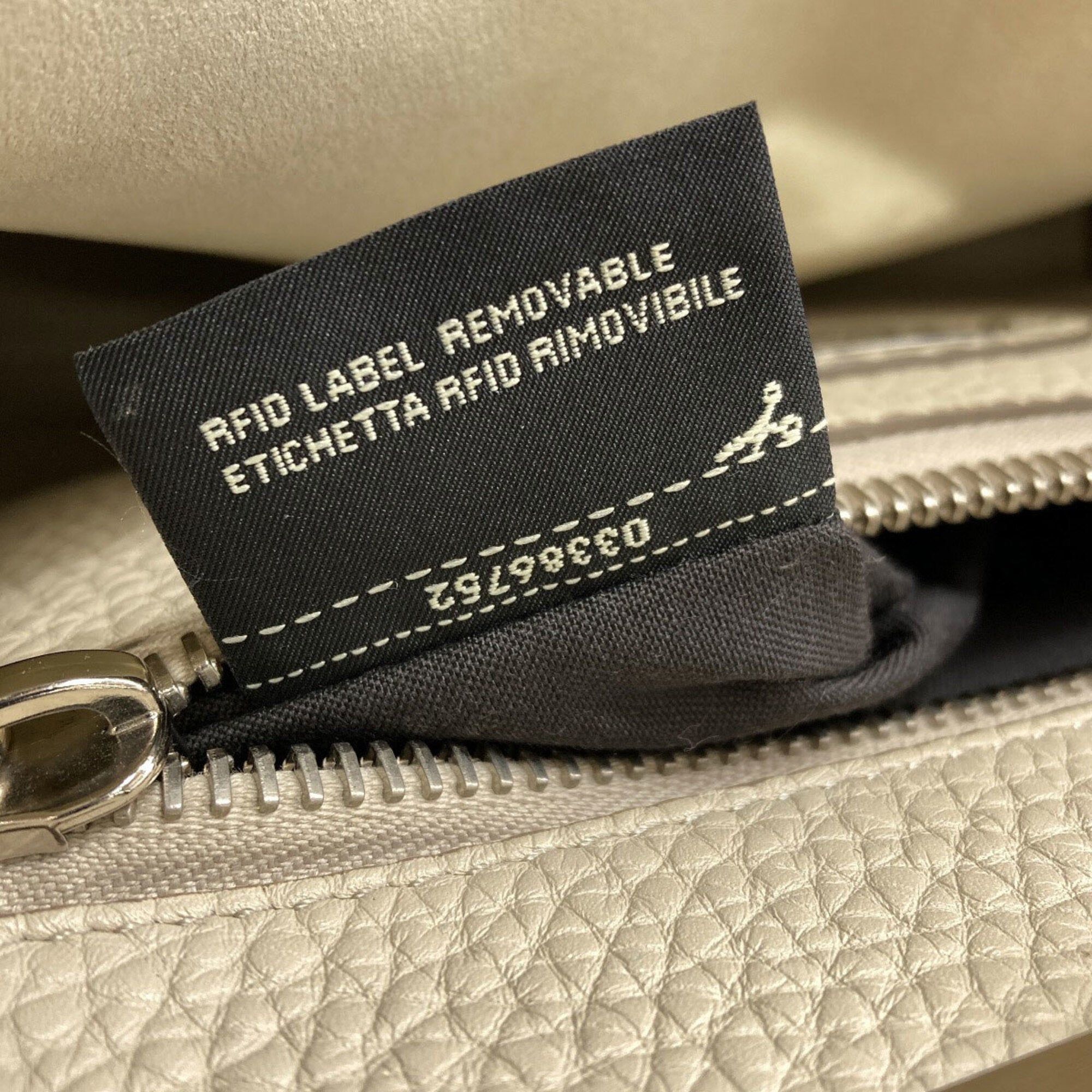 Fendi Gray Leather Handbag (Pre-Owned)