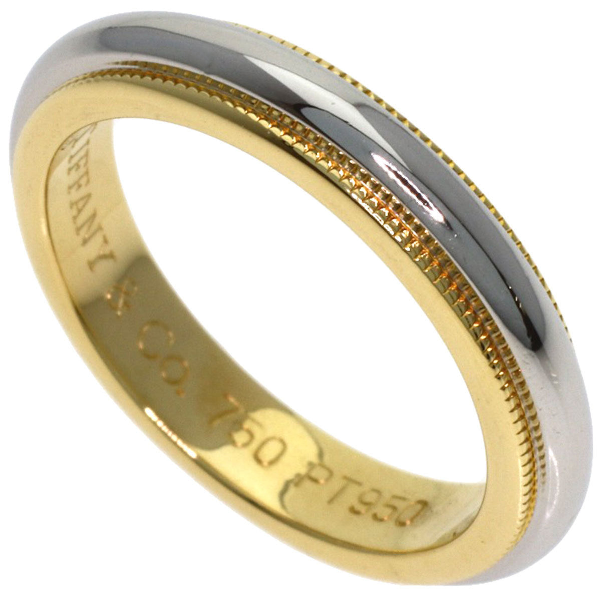 Tiffany Yellow Gold (18K) Platinum 950 Band Ring (Pre-Owned)