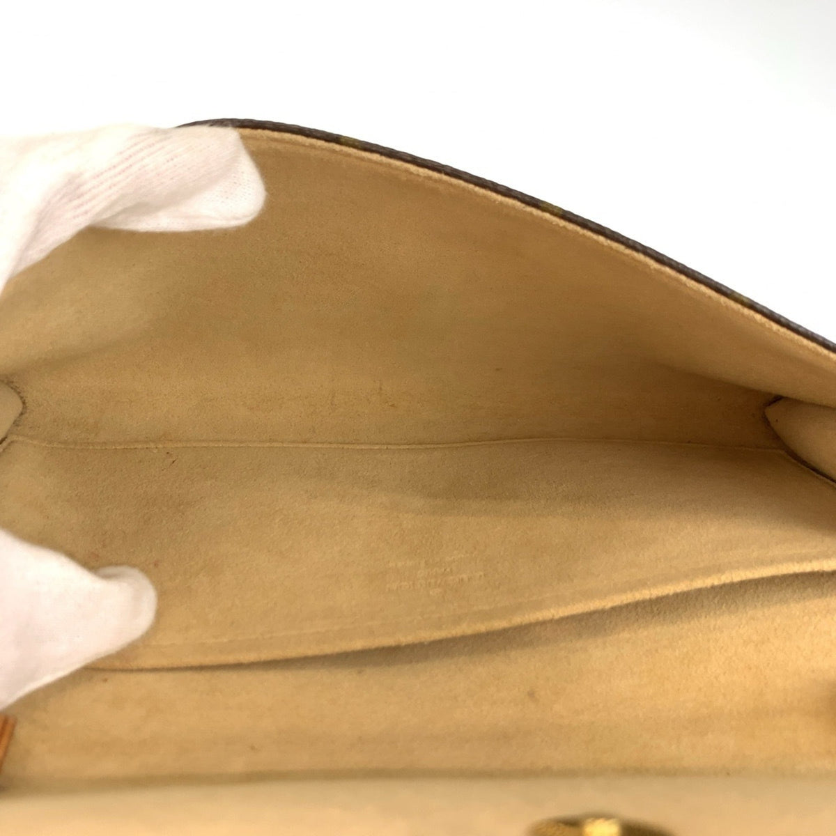 Louis Vuitton Monogram Brown Pvc Leather Pochette Shoulder Bag (Pre-Owned)