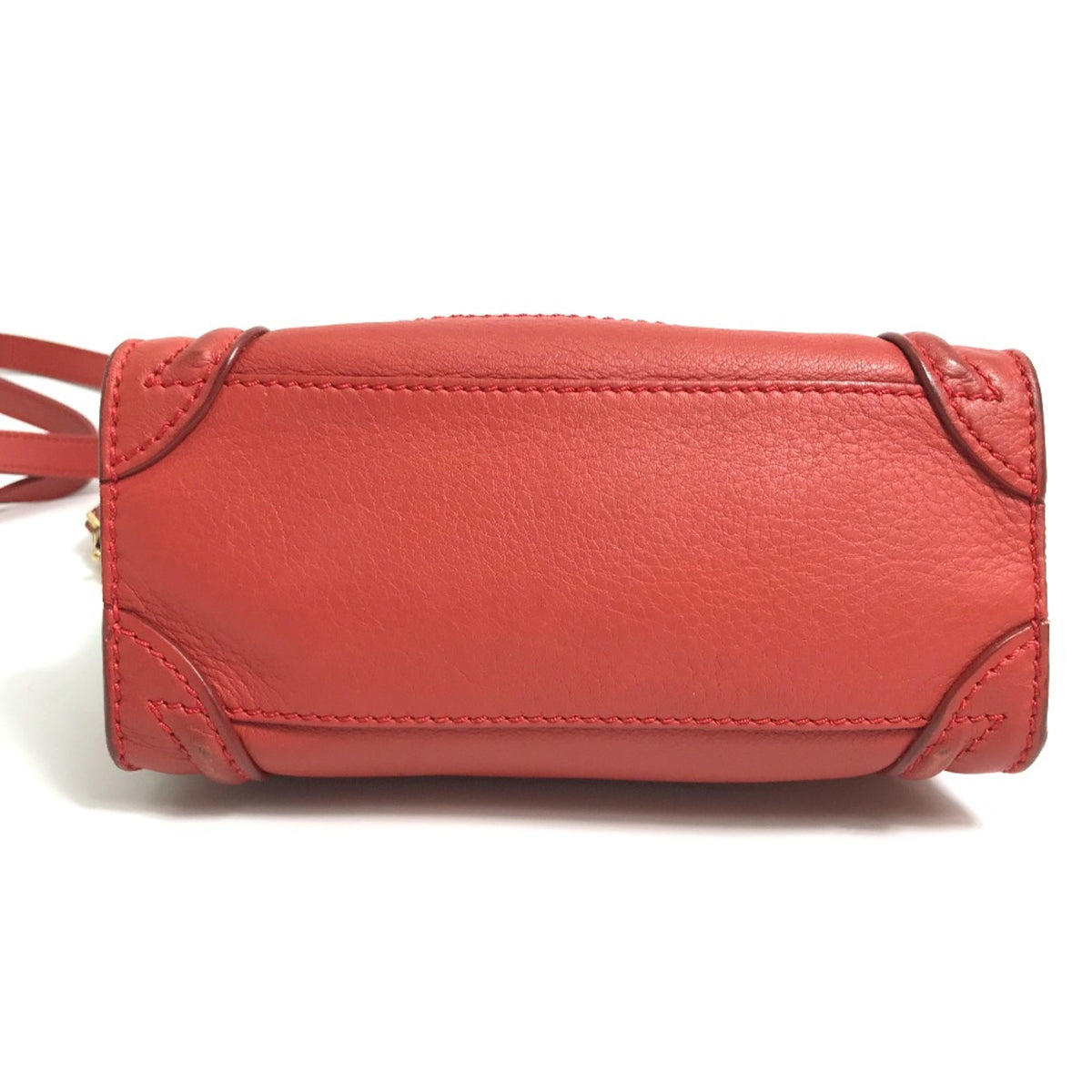 Celine Red Leather Handbag (Pre-Owned)