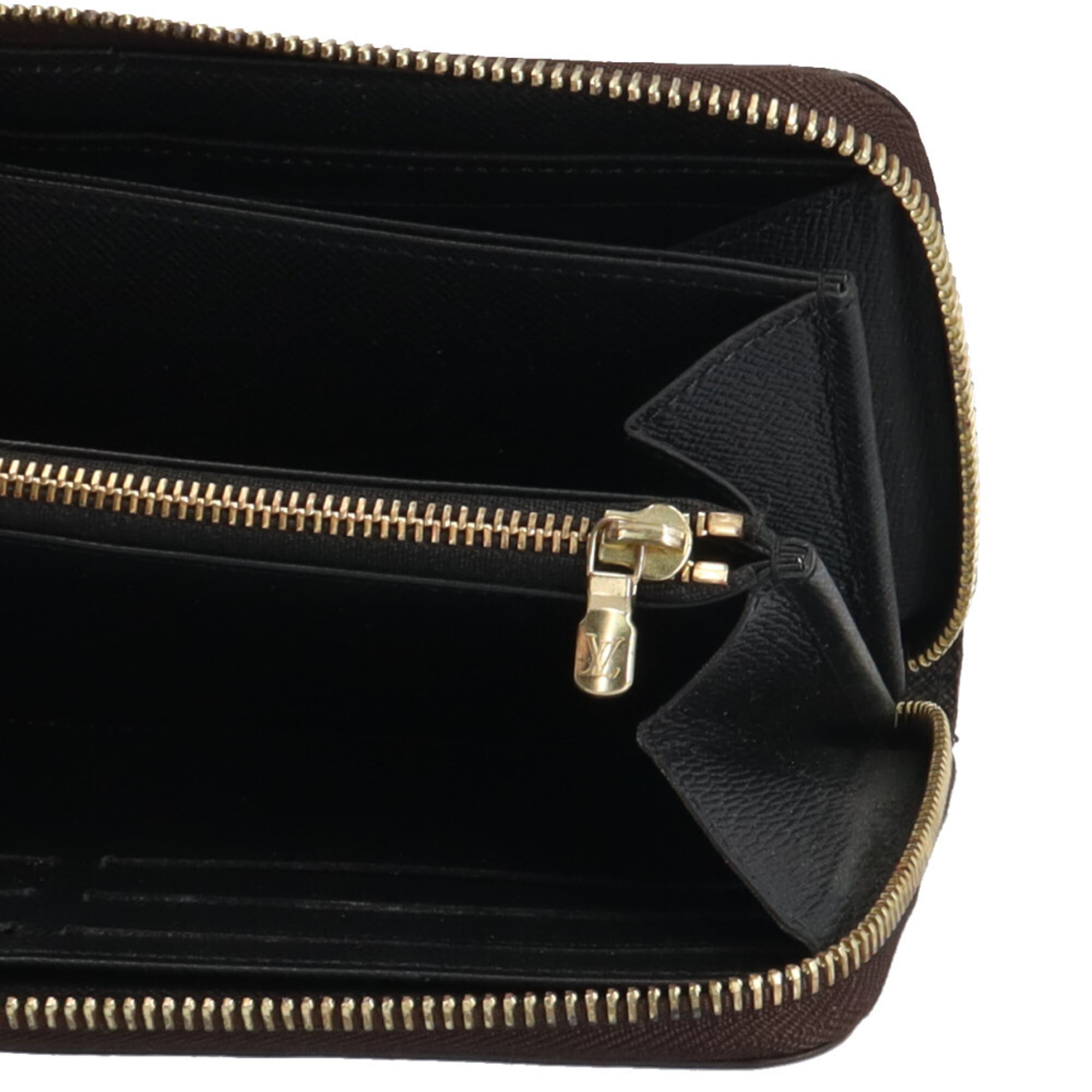 Louis Vuitton Monogram Brown Monogram Reverse Canvas Long Wallet (Bi-Fold) (Pre-Owned)