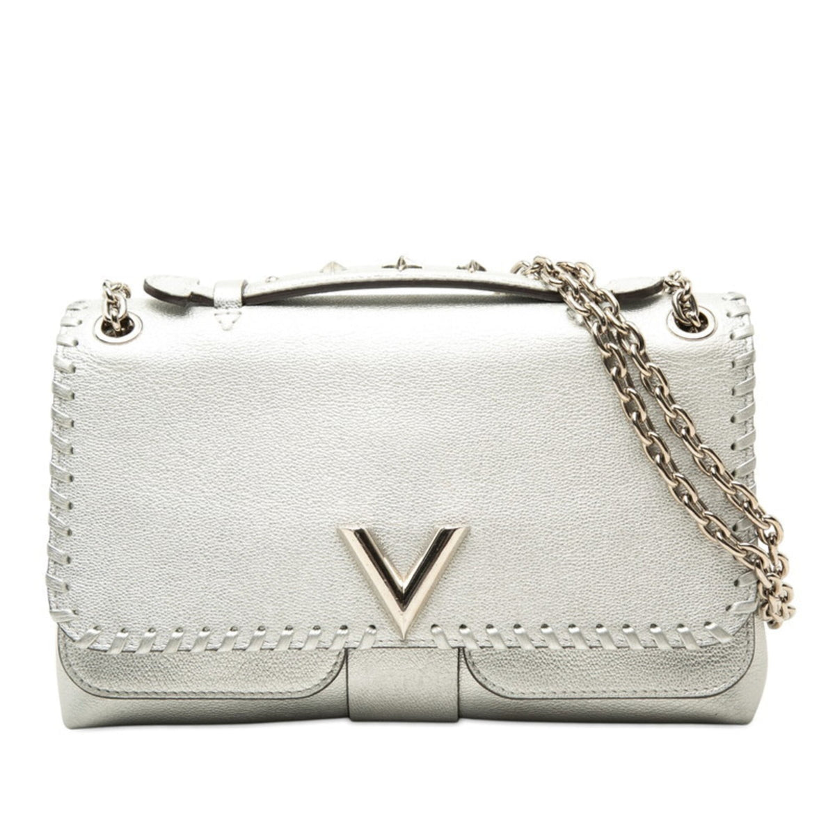 Louis Vuitton Very Argent Leather Shoulder Bag (Pre-Owned)