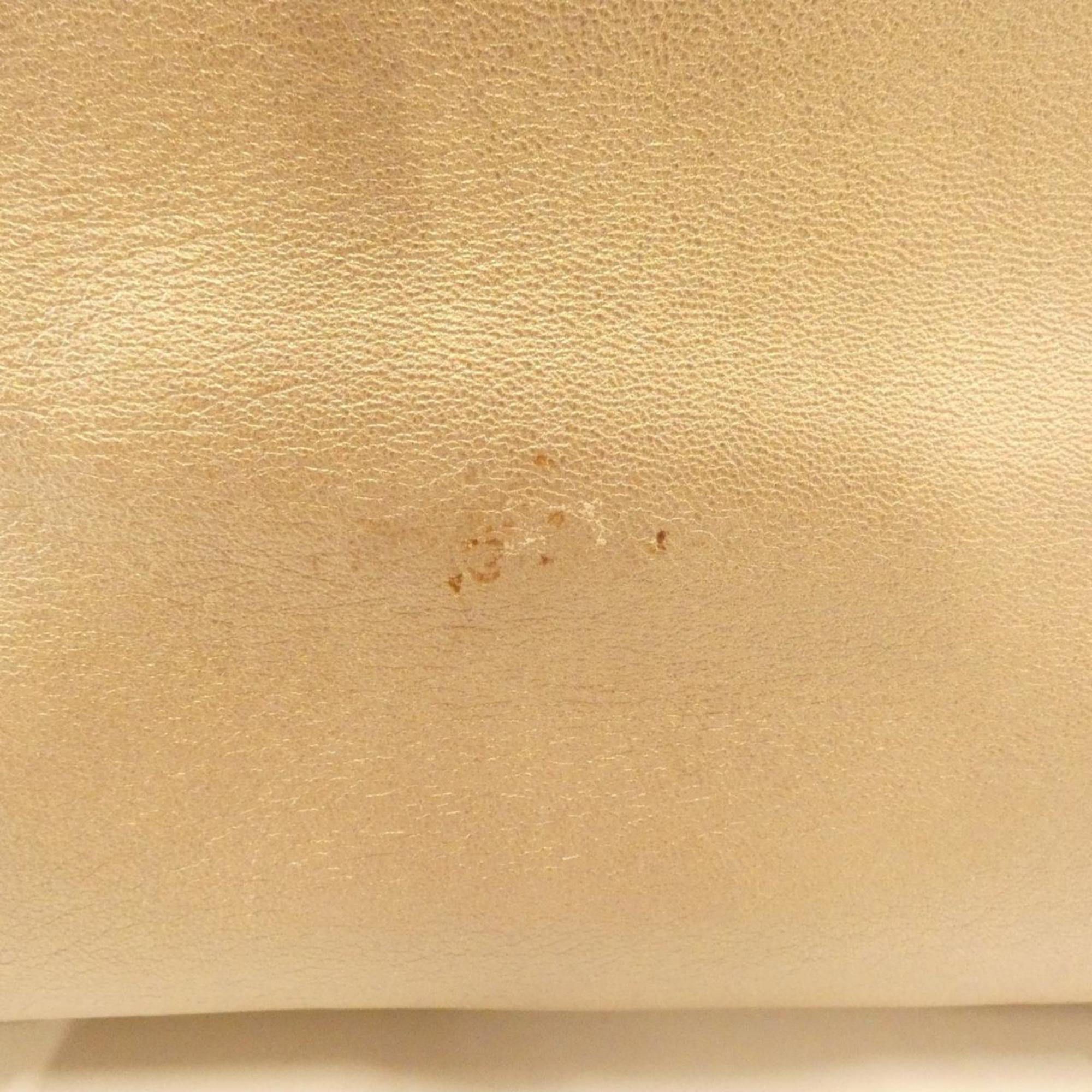Loewe Gold Leather Handbag (Pre-Owned)