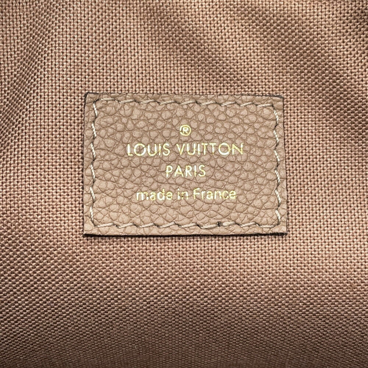Louis Vuitton Taupe Monogram Empreinte Handbag Shoulder Bag (Pre-Owned)