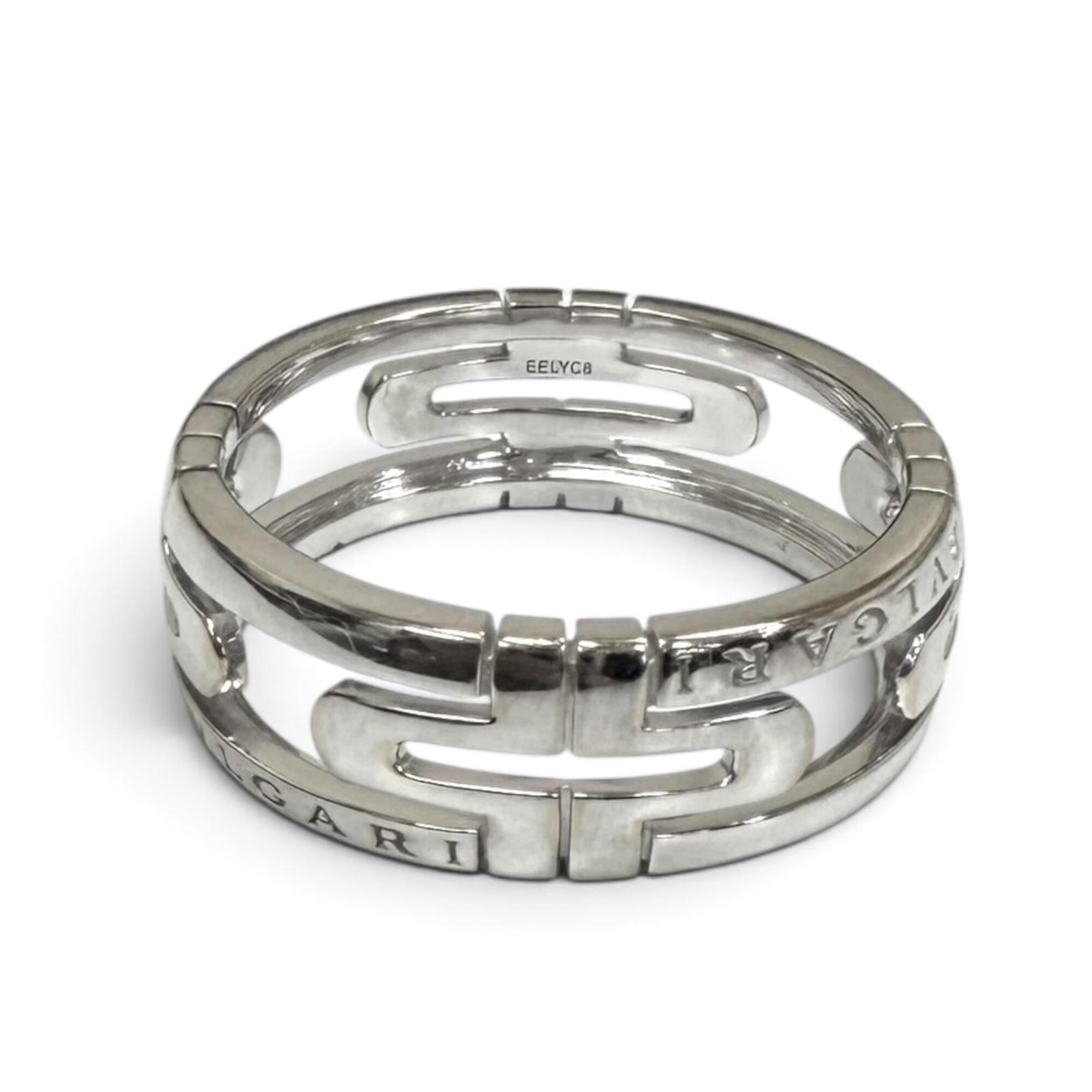 Bvlgari White Gold White Gold (18K) Band Ring (Pre-Owned)