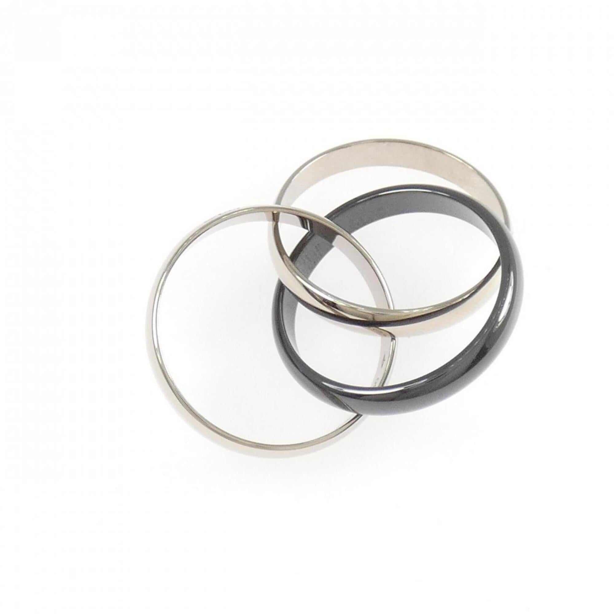 Cartier White Gold (18K) Ceramic Band Ring (Pre-Owned)