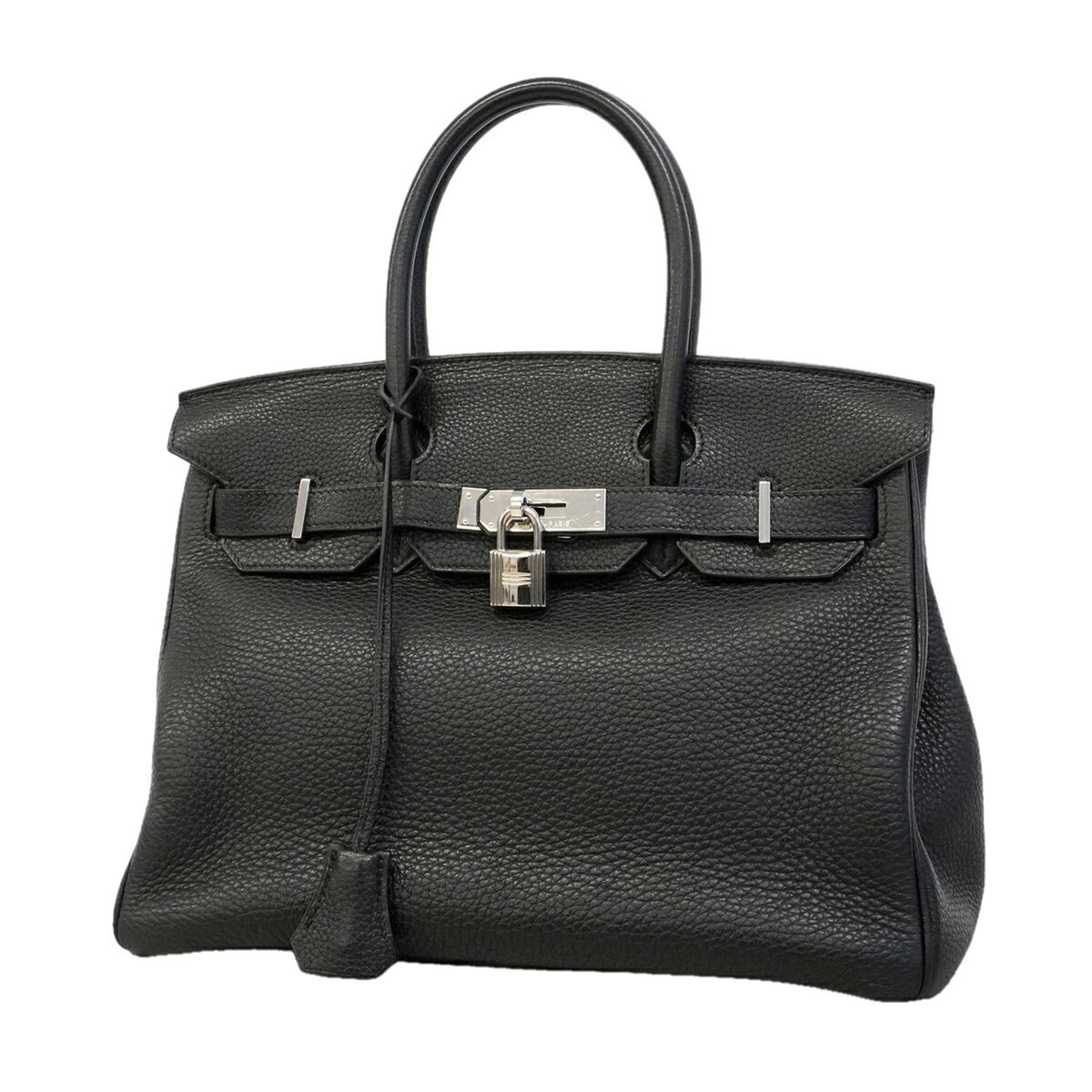 Hermes Black Togo Leather Handbag (Pre-Owned)