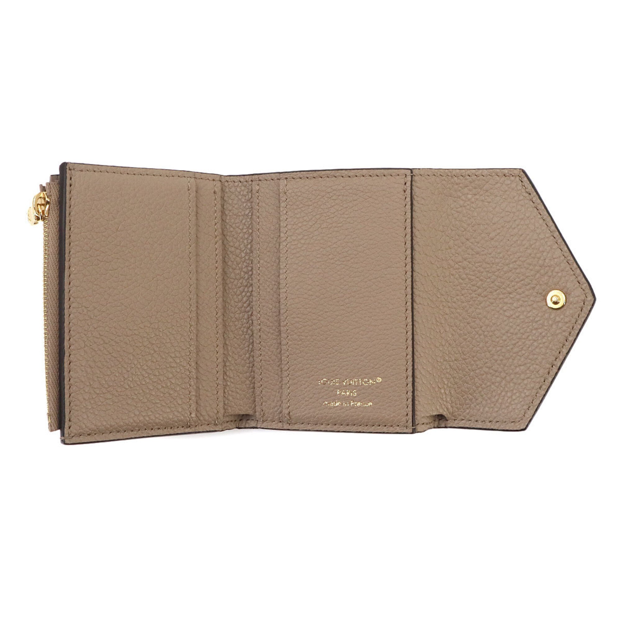 Louis Vuitton Tourterelle Monogram Empreinte Wallet (Tri-Fold) (Pre-Owned)