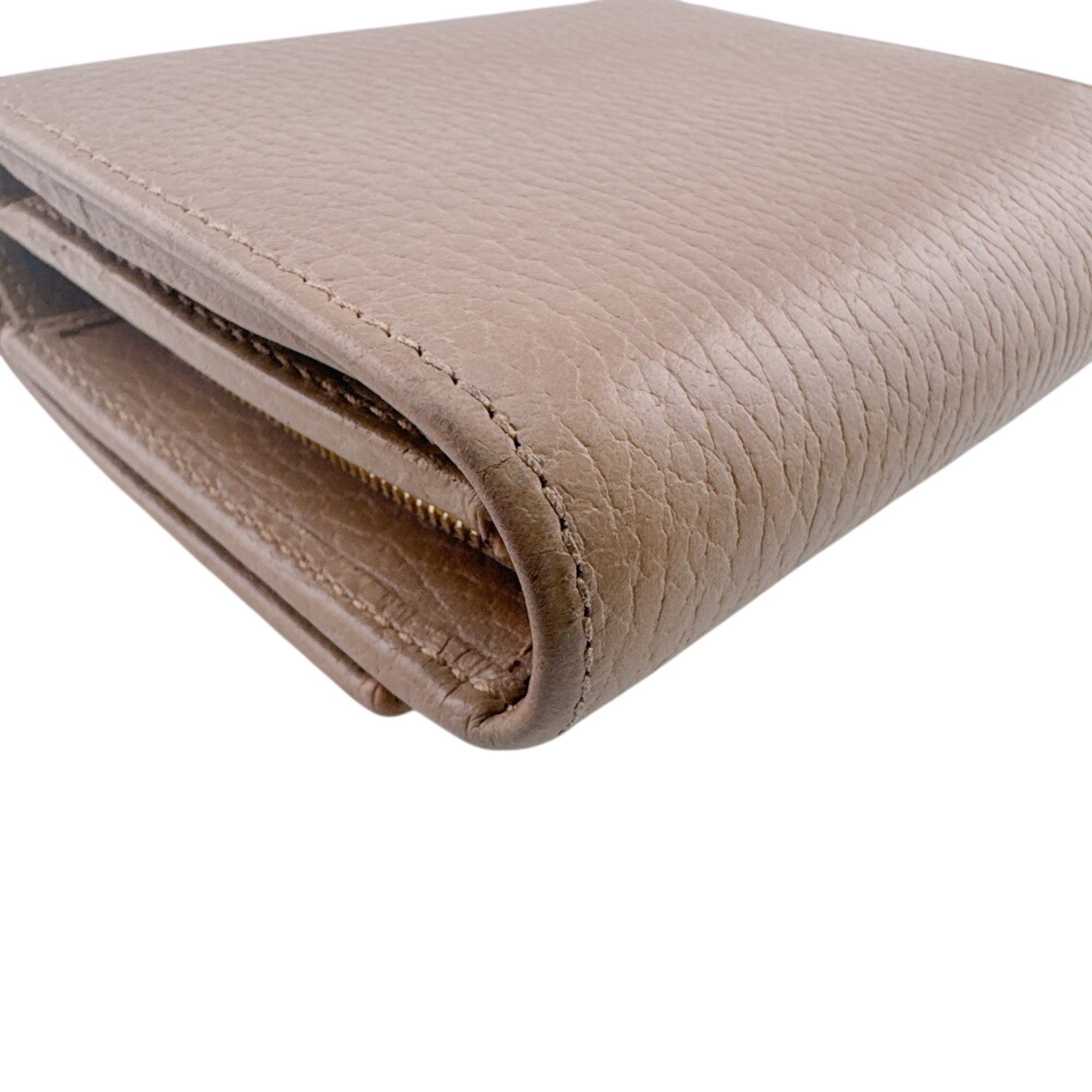 Gucci Brown Leather Wallet (Bi-Fold) (Pre-Owned)