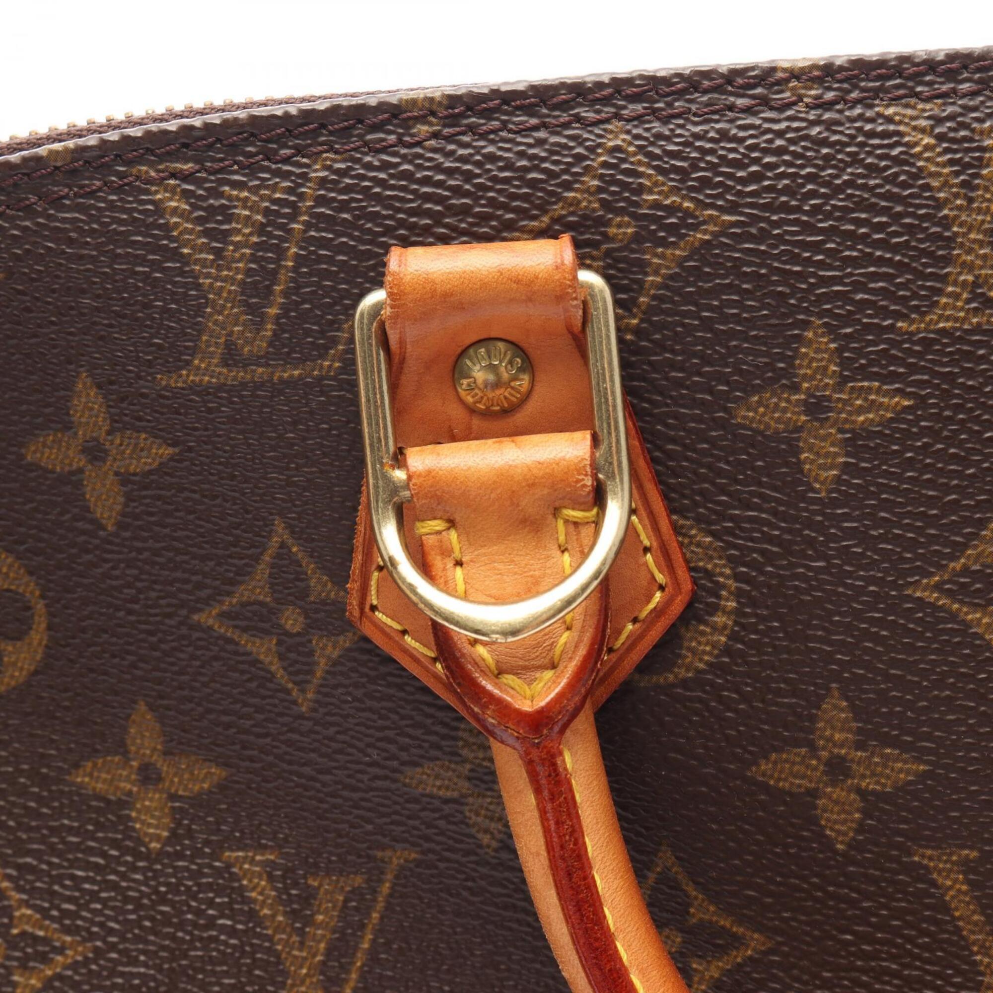Louis Vuitton Brown Pvc Leather Handbag (Pre-Owned)