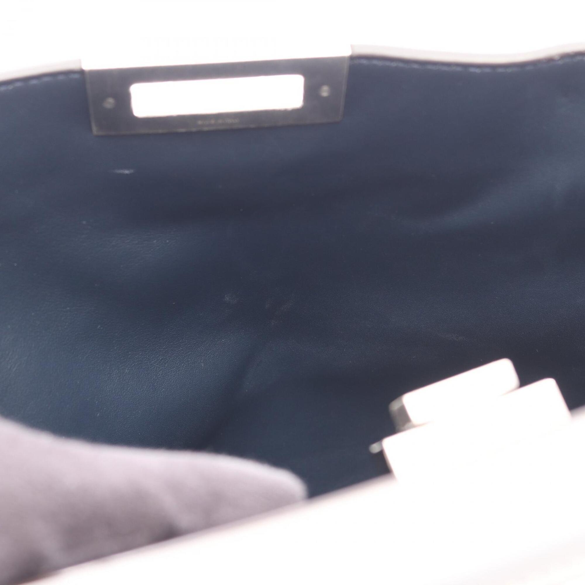 Fendi Blue Leather Handbag (Pre-Owned)