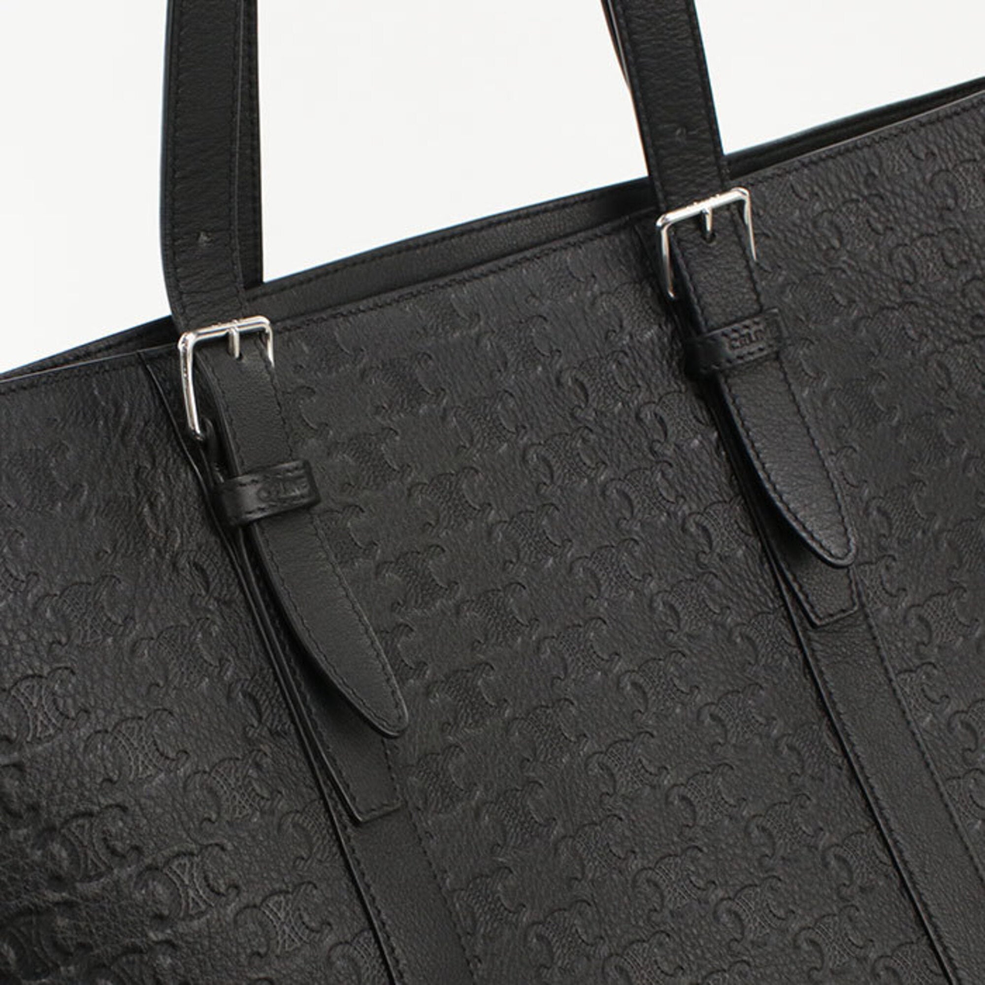 Celine Black Leather Tote Bag (Pre-Owned)