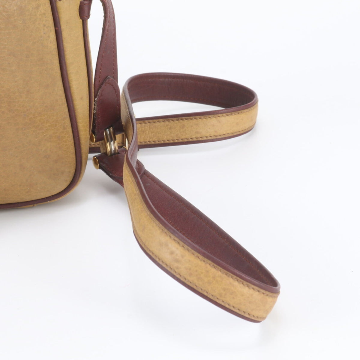 Cartier Brown Leather Crossbody Bag Shoulder Bag (Pre-Owned)