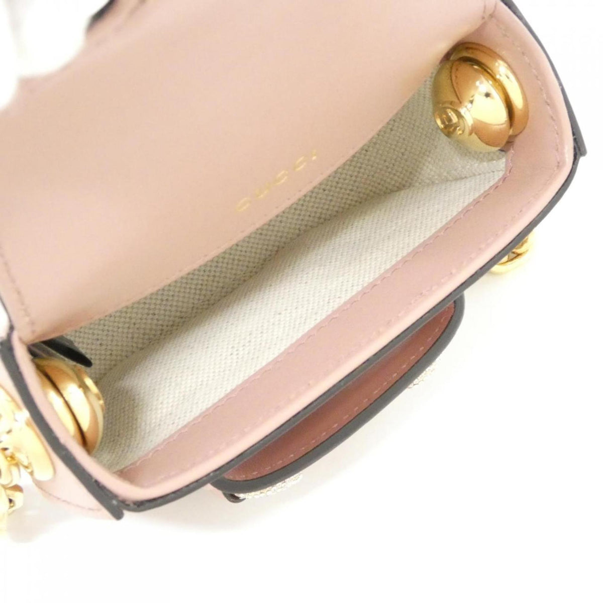 Gucci Dusty Pink Leather Shoulder Bag (Pre-Owned)