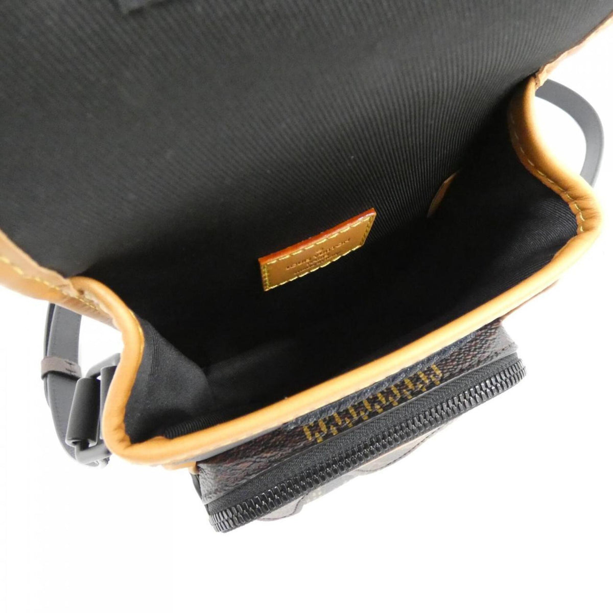Louis Vuitton Ebene Coated Canvas Shoulder Bag (Pre-Owned)