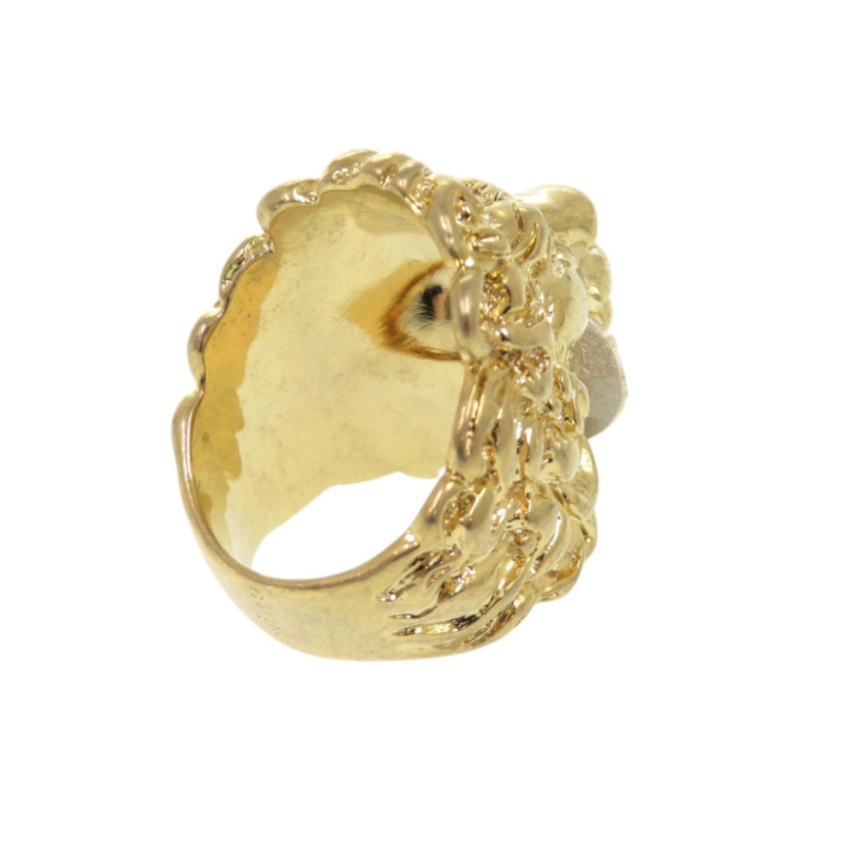 Gucci Gold Metal Band Ring (Pre-Owned)