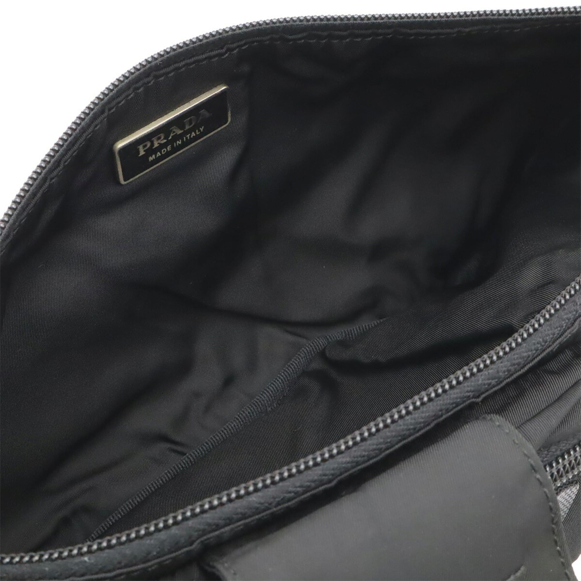 Prada Black Nero Nylon Fanny Pack Sling Bag (Pre-Owned)