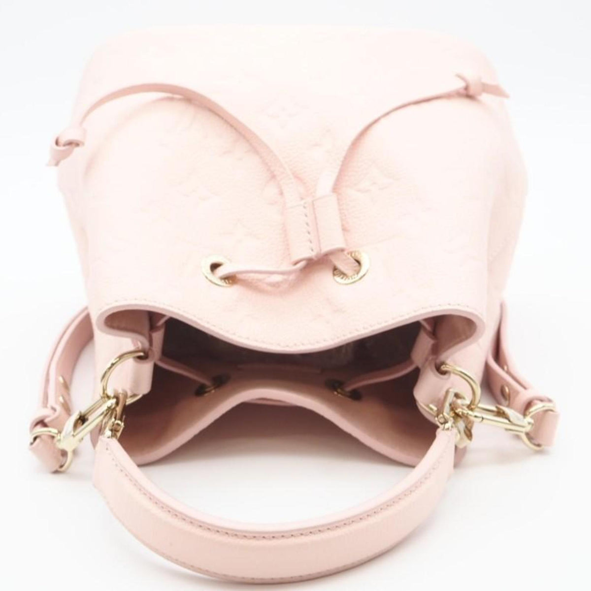 Louis Vuitton Opal Pink Leather Shoulder Bag (Pre-Owned)