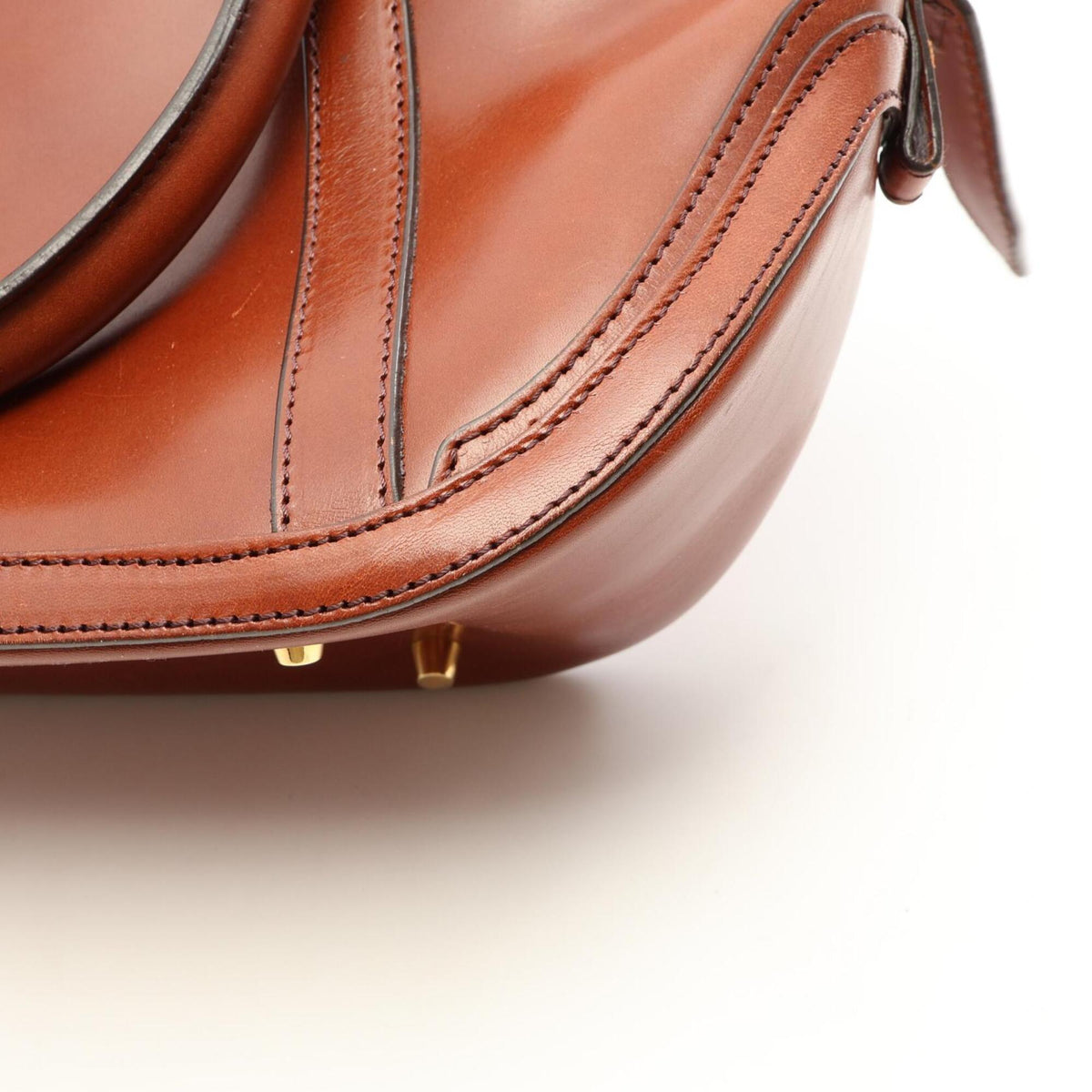 Burberry Brown Leather Handbag (Pre-Owned)