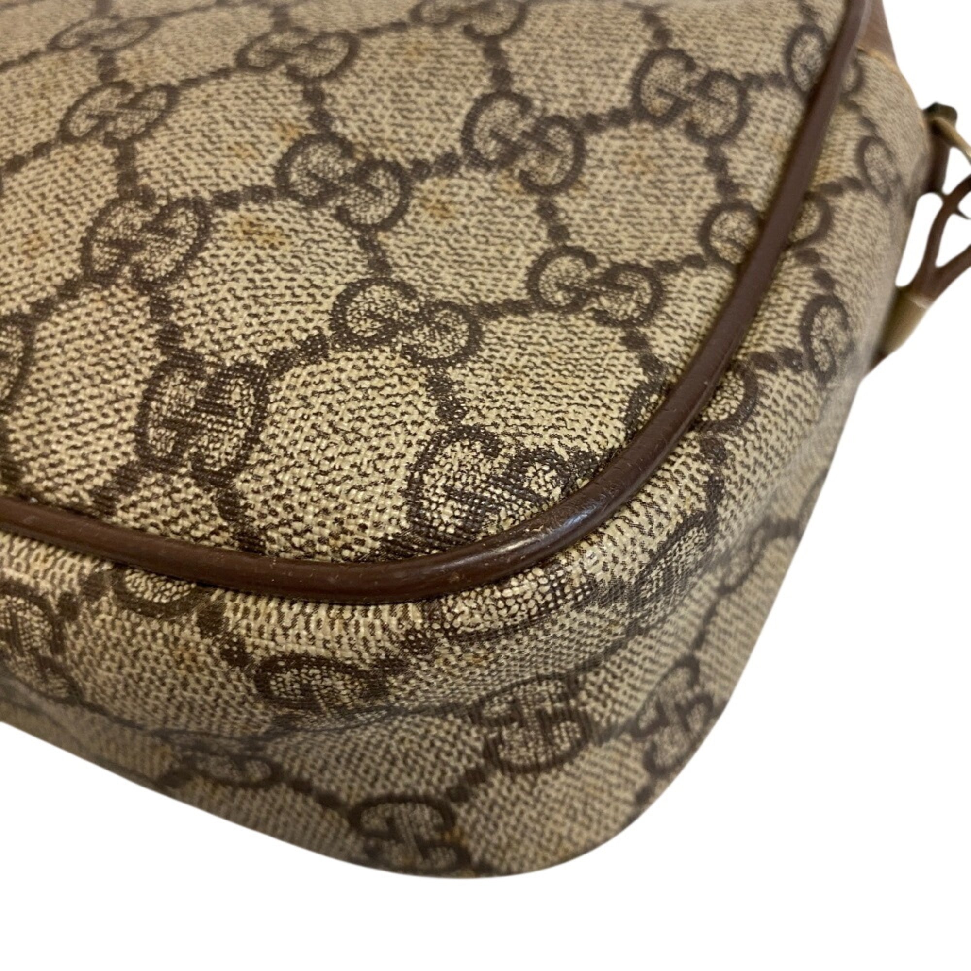 Gucci Brown Pvc Pochette Shoulder Bag (Pre-Owned)