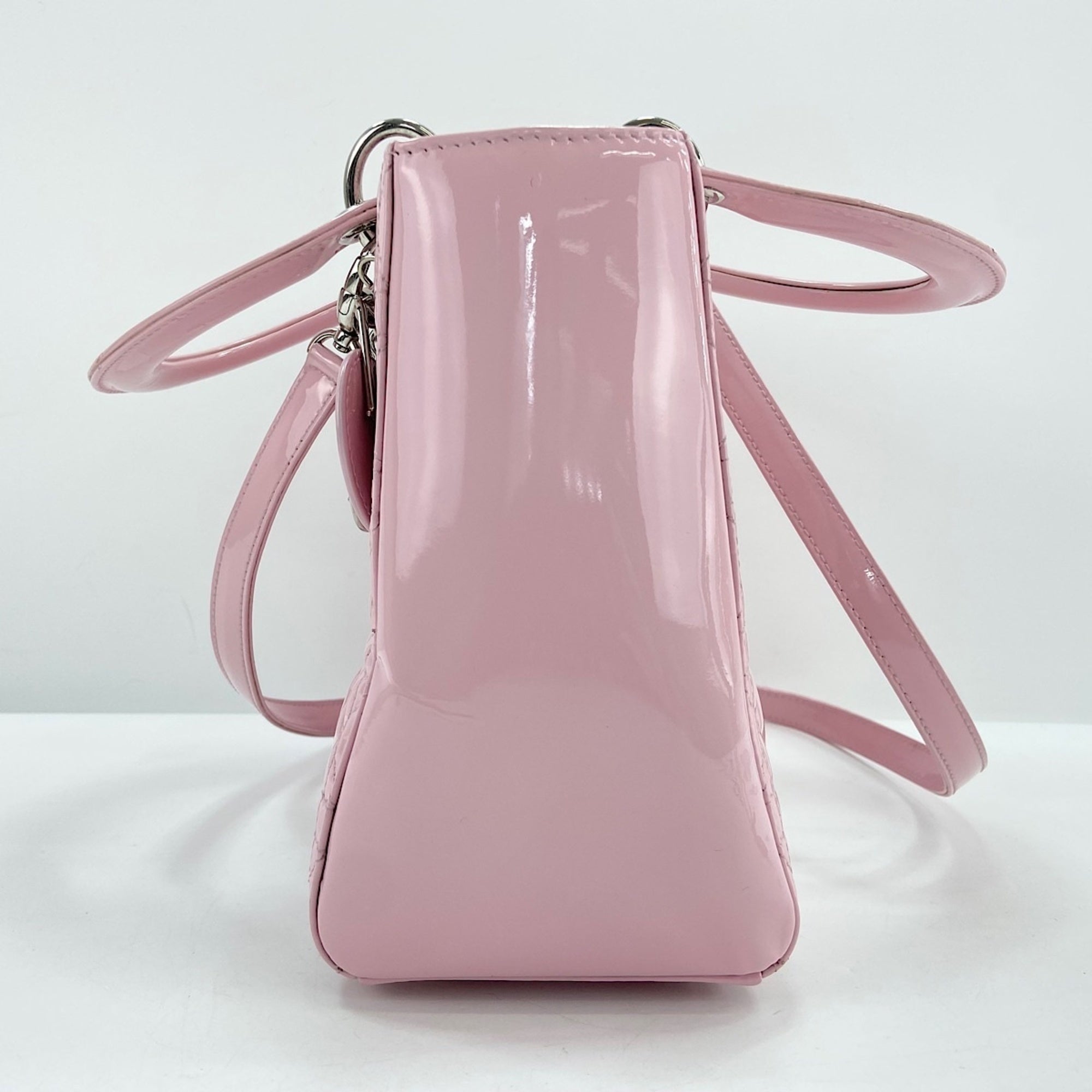 Christian Dior Pink Leather Handbag (Pre-Owned)
