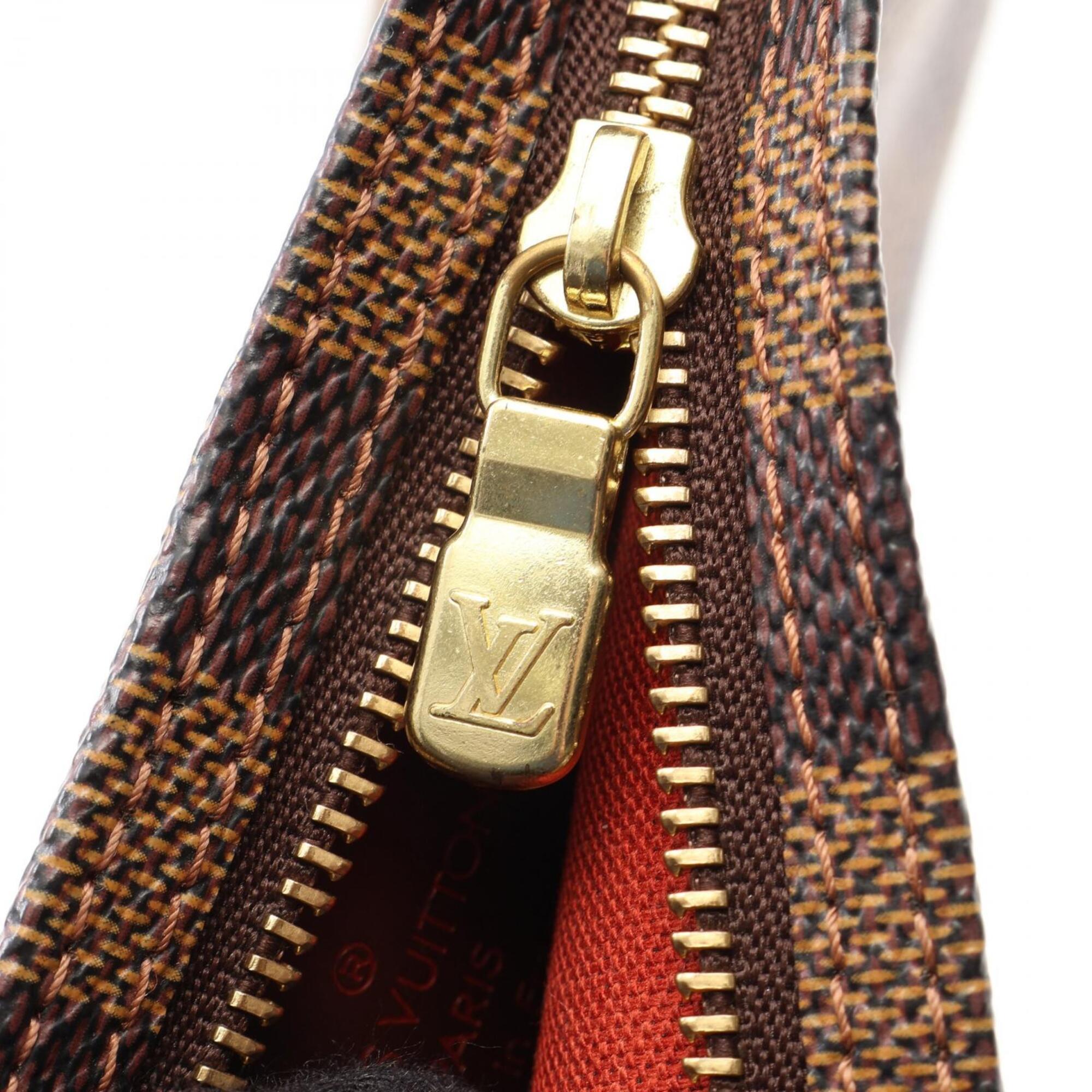 Louis Vuitton Brown Coated Canvas Leather Handbag (Pre-Owned)