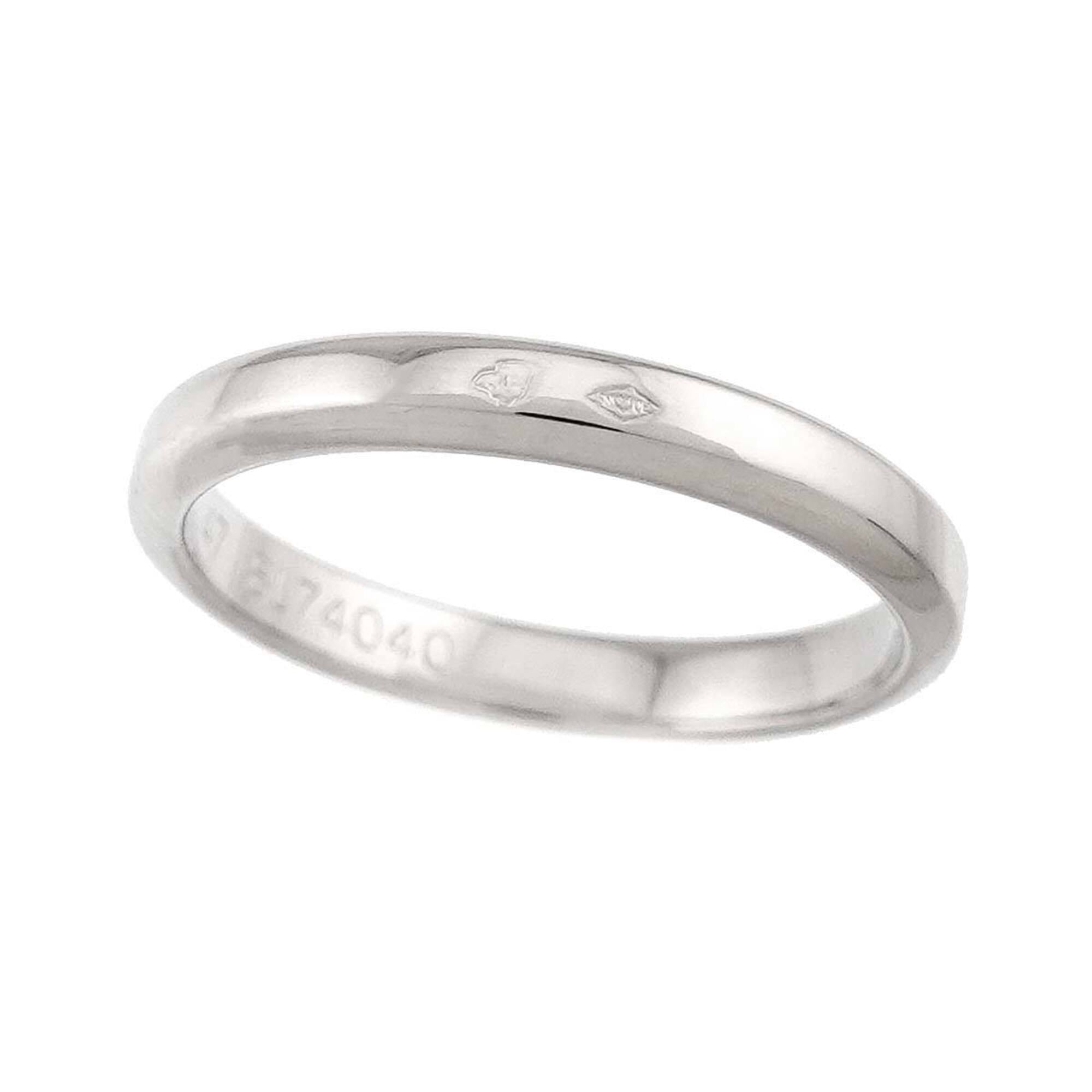 Van Cleef & Arpels Platinum 950 Band Ring (Pre-Owned)