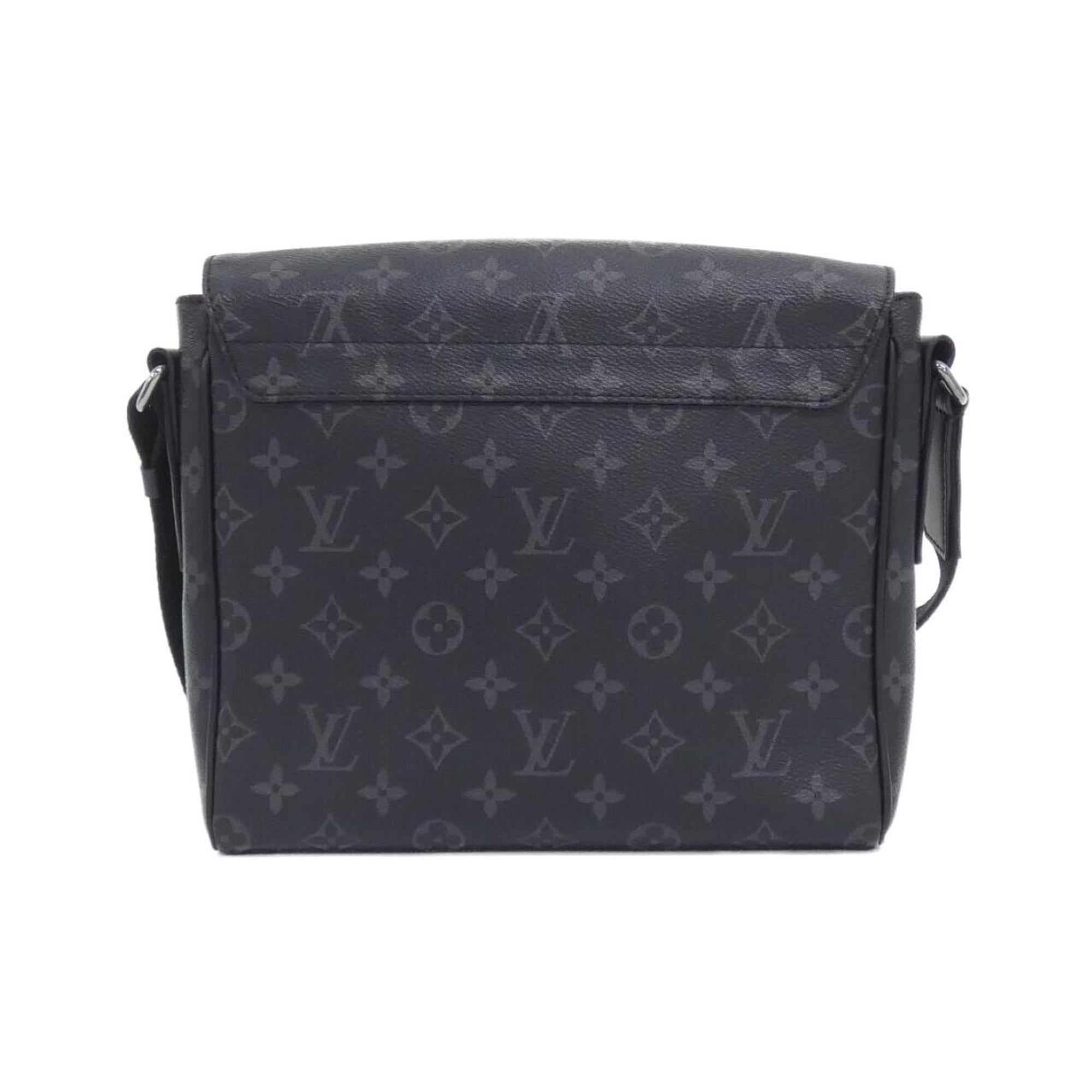 Louis Vuitton Black Coated Canvas Shoulder Bag (Pre-Owned)