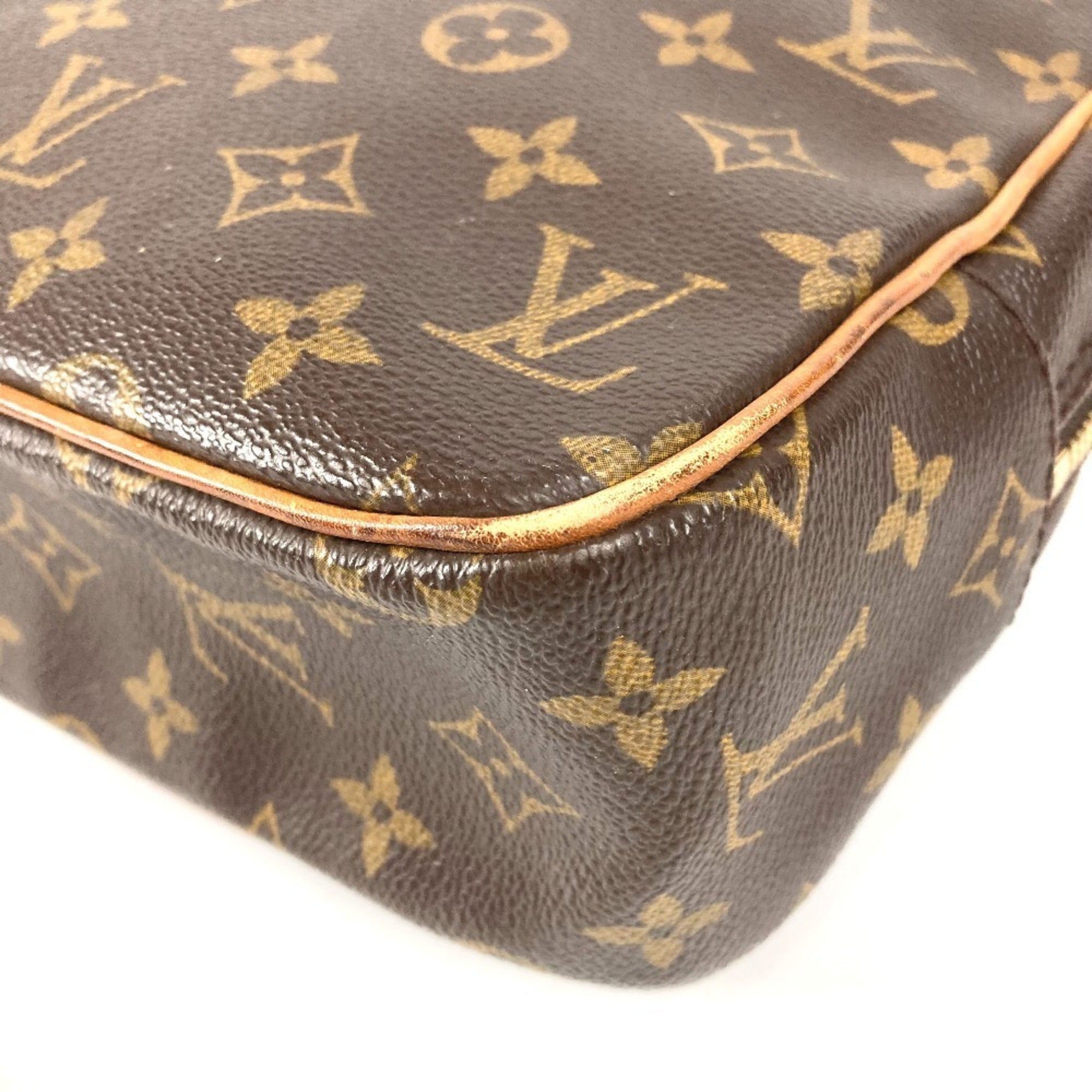 Louis Vuitton Brown Monogram Canvas Handbag Tote Bag (Pre-Owned)