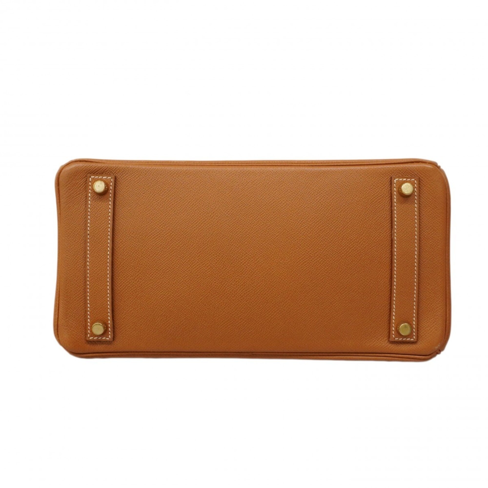 Hermes Gold Courchevel Leather Handbag (Pre-Owned)