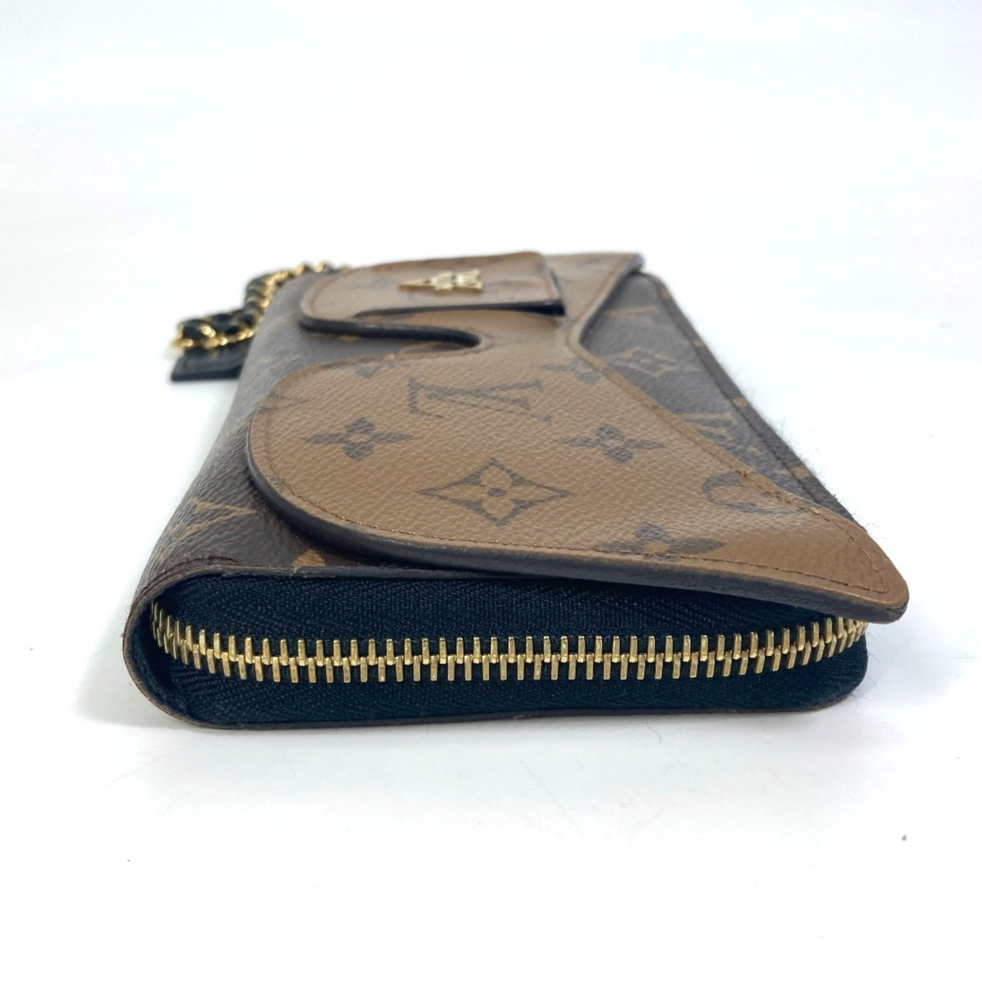 Louis Vuitton Monogram Brown Monogram Monogram Reverse Monogram Monogram Reverse Long Wallet (Bi-Fold) (Pre-Owned)