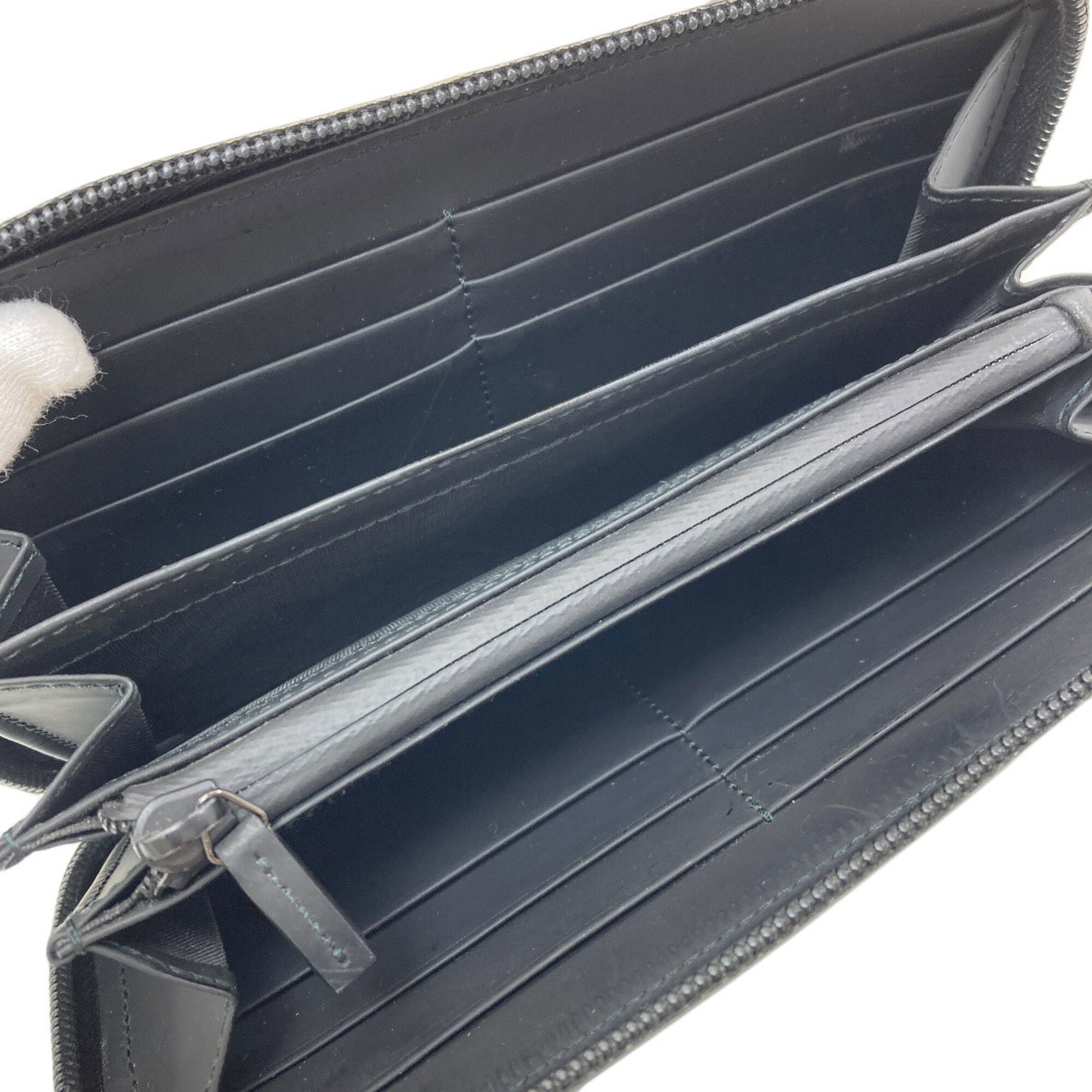 Gucci Black Rubber Long Wallet (Bi-Fold) (Pre-Owned)