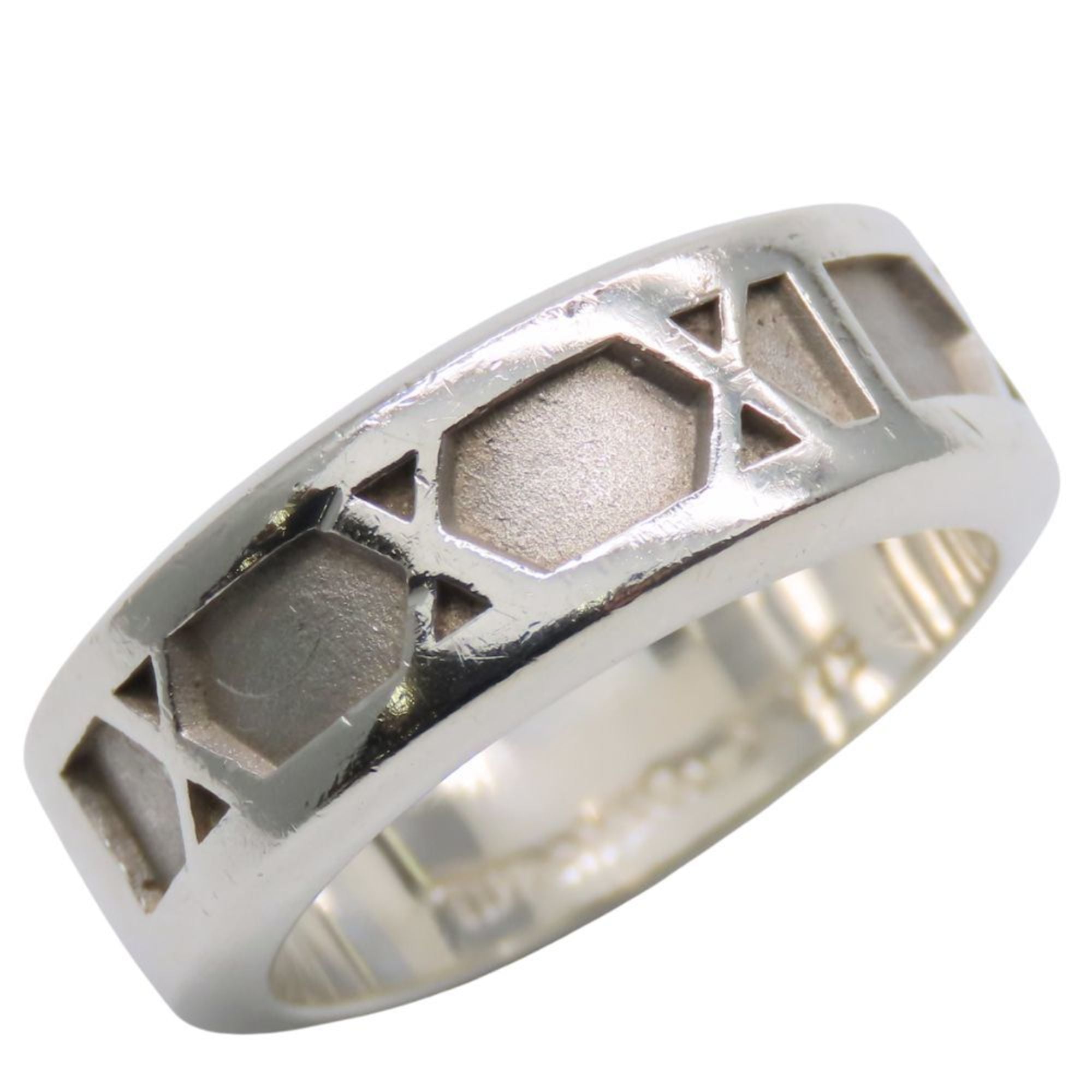 Tiffany Silver Silver 925 Band Ring (Pre-Owned)