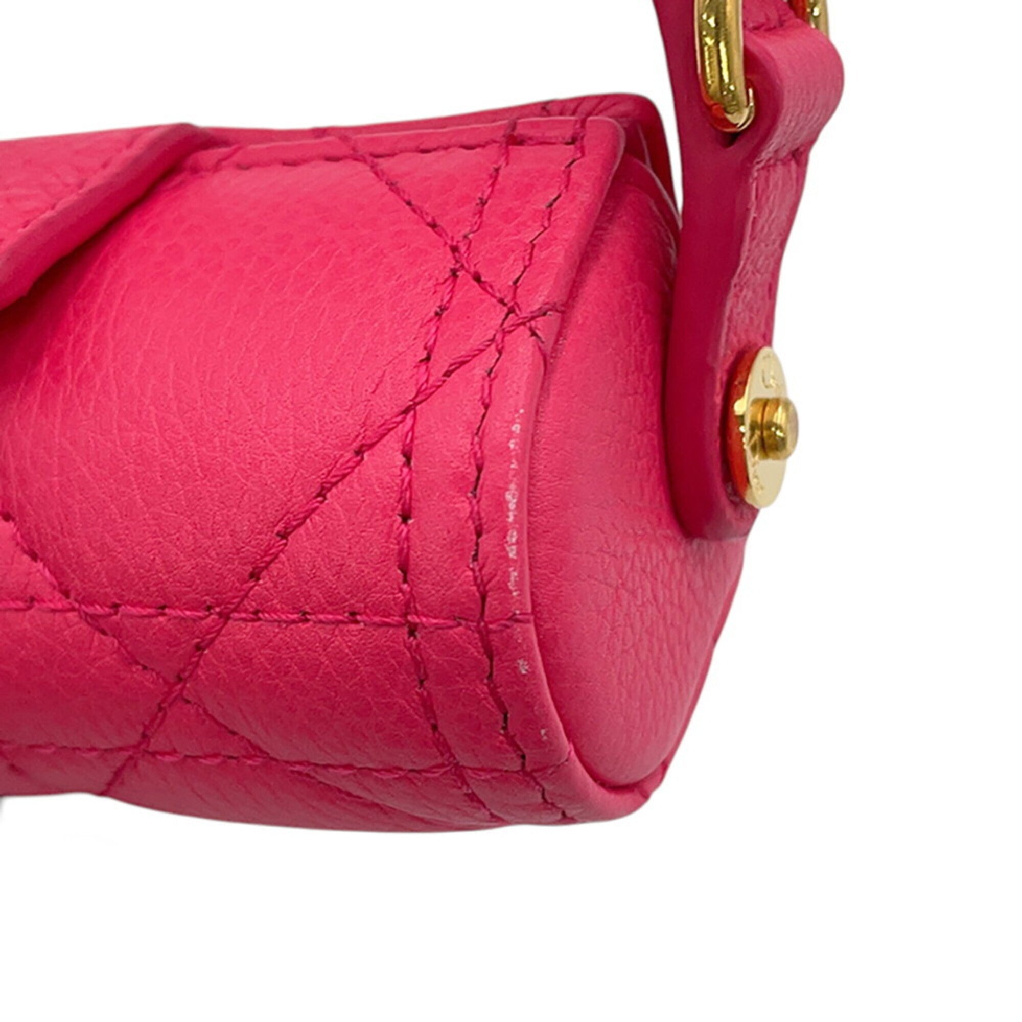 Christian Dior Pink Leather Pouch (Pre-Owned)